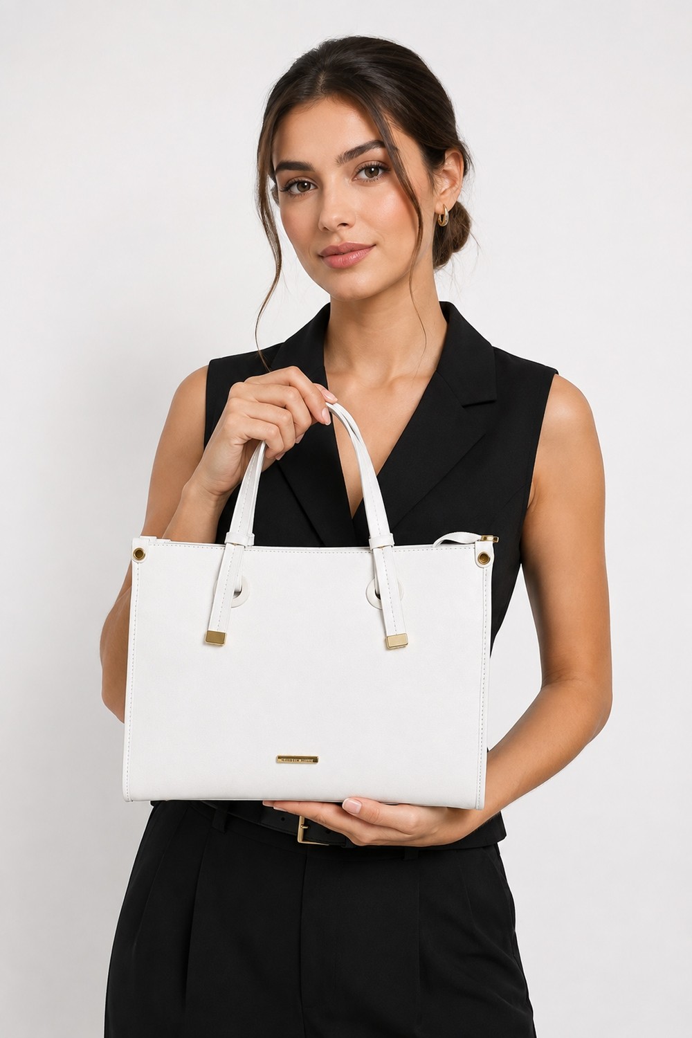 Krista Bell Kriste Bell Kadın Çanta Beyaz 6411 görsel 4