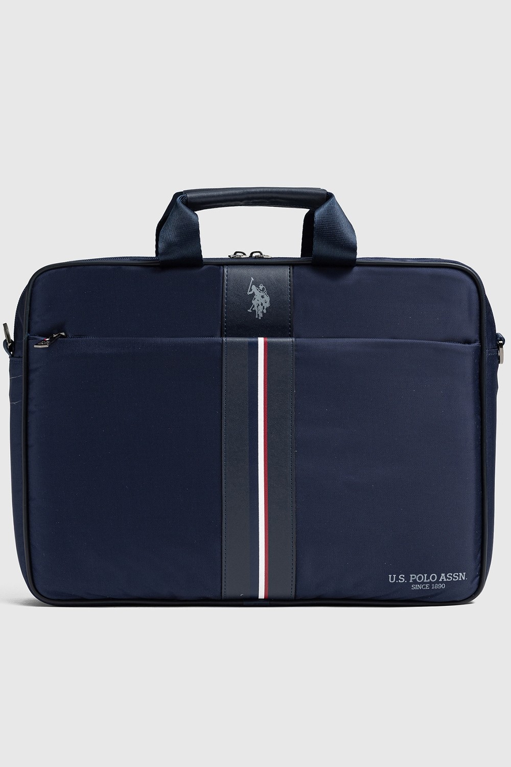 U.S. Polo Assn. Lacivert Laptop Çantası 15.6 Inç Uyumlu Omuz Askılı Evrak ve Bilgisayar Çantası 26058