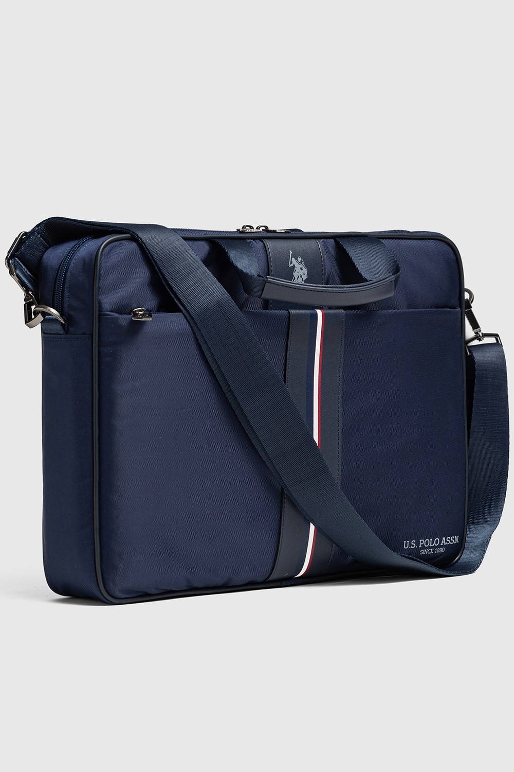 U.S. Polo Assn. Lacivert Laptop Çantası 15.6 Inç Uyumlu Omuz Askılı Evrak ve Bilgisayar Çantası 26058 görsel 2