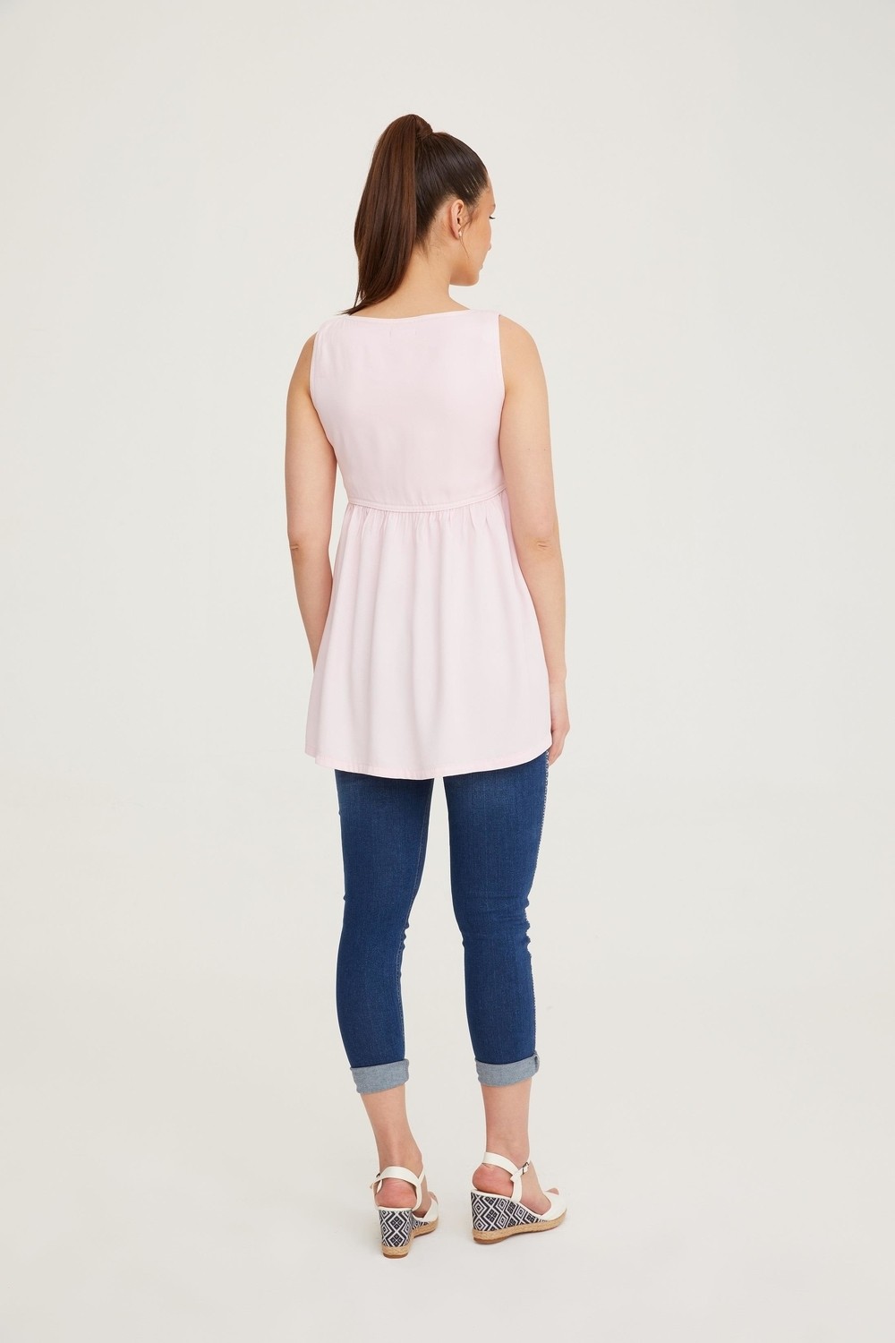 Vavien Hamile Pembe Bluz Tunik 1075 görsel 3