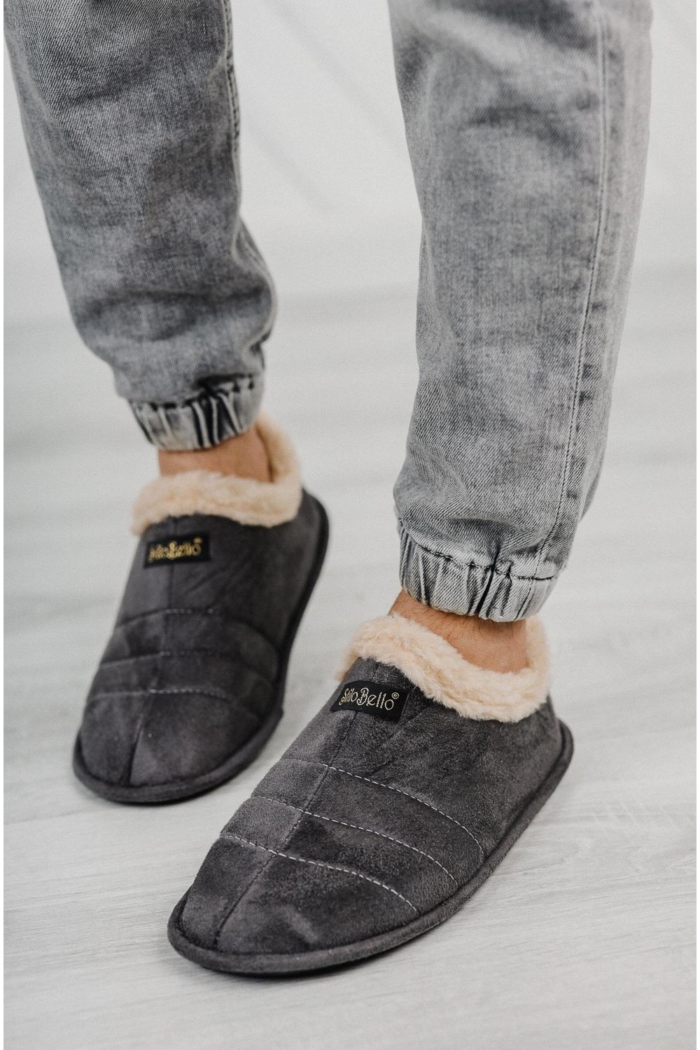 ModaFrato Stl-01 Unisex Panduf Ev Ayakkabısı Kadın Erkek Ev Botu Içi Yünlü Sıcak Tutar görsel 5