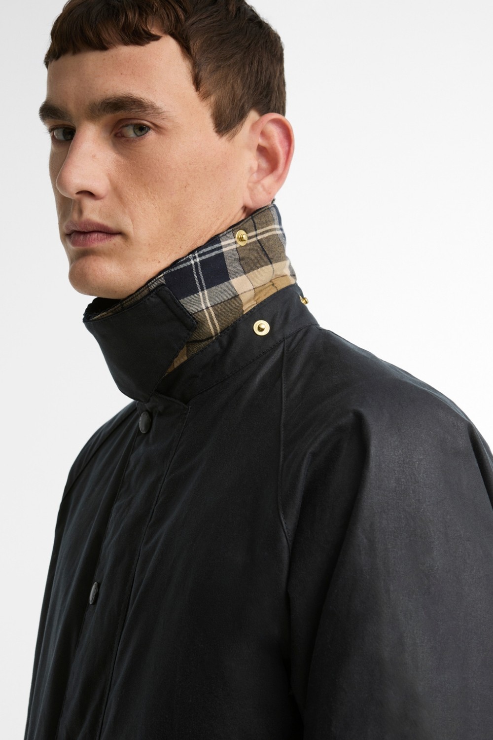 Barbour Icons Transport Yağlı Ceket NY92 Navy görsel 5