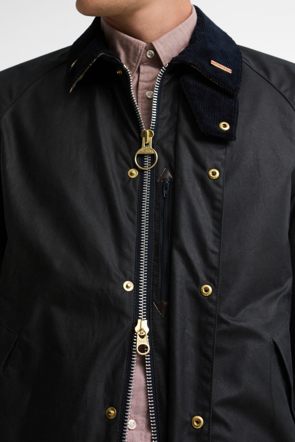 Barbour Icons Transport Yağlı Ceket NY92 Navy görsel 6
