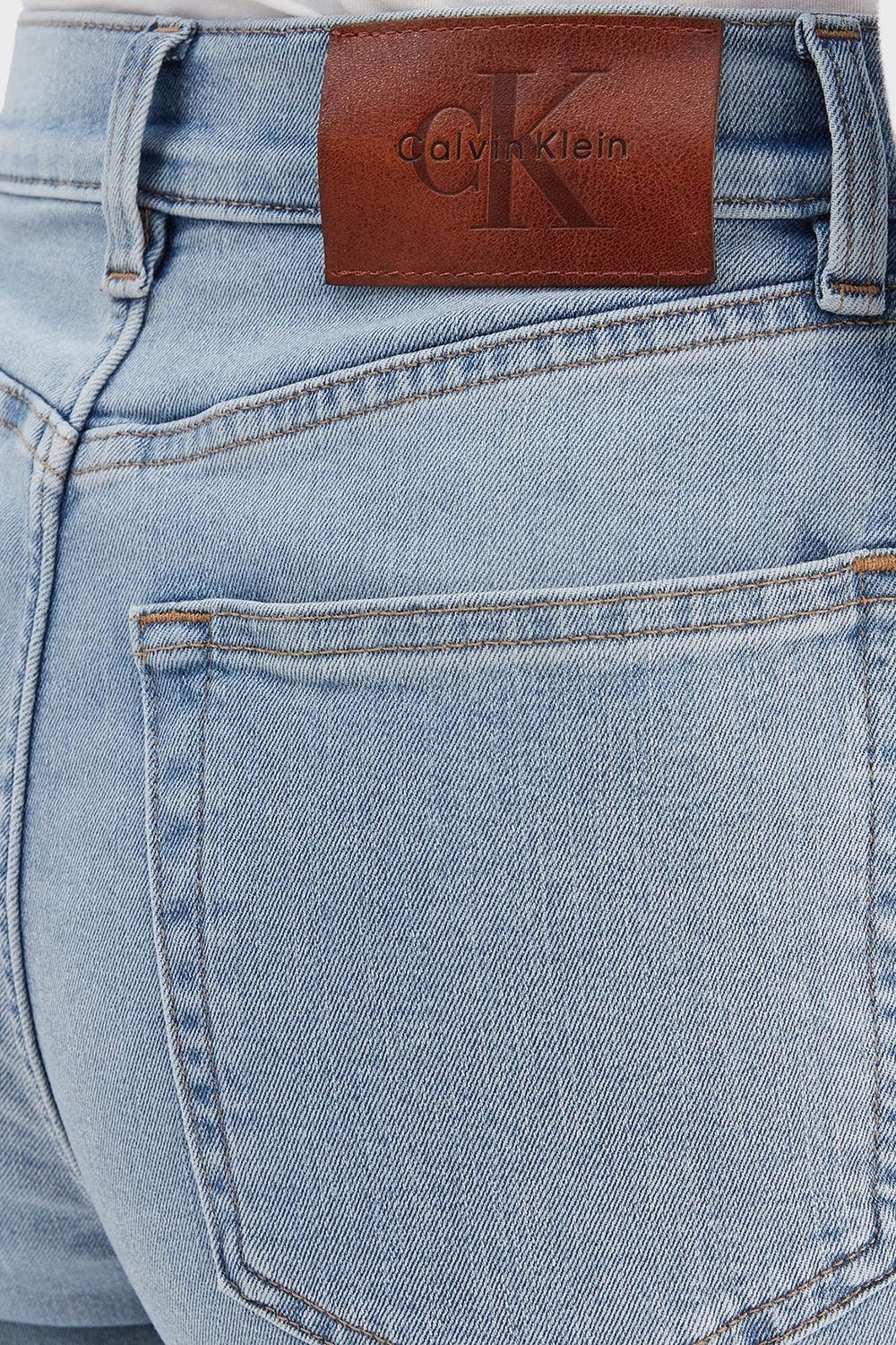 Calvin Klein Kadın / Kız Calvin Klein Eu New Mom Jean Blue Raın Kadın Mavi Jean Pantolon görsel 3
