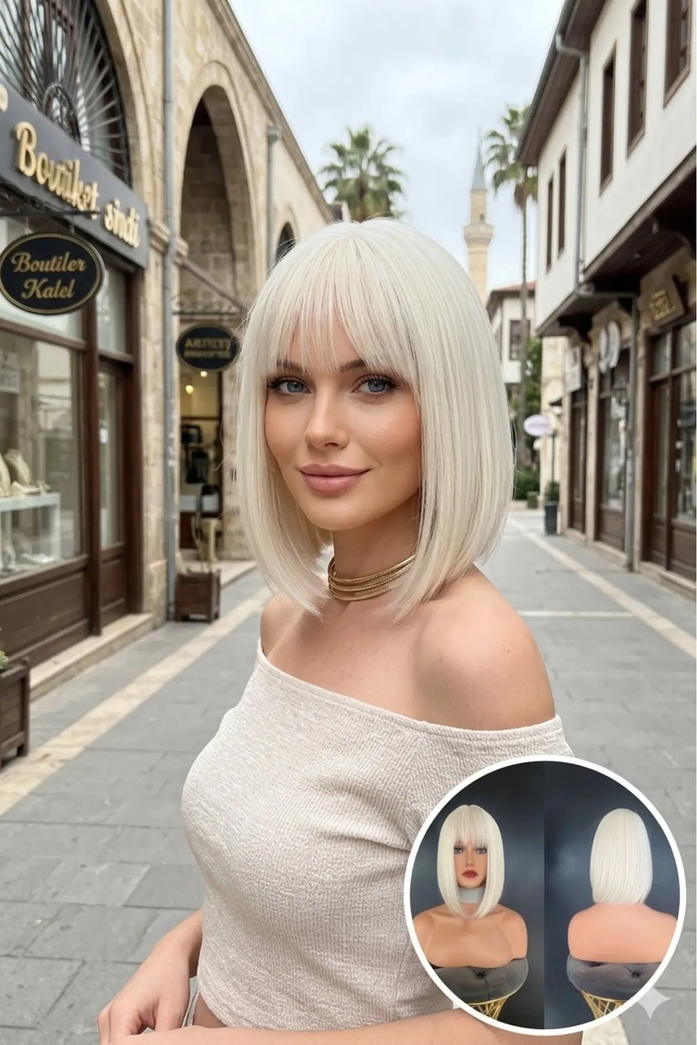 Marsilyan Vip Kısa Küt Peruk