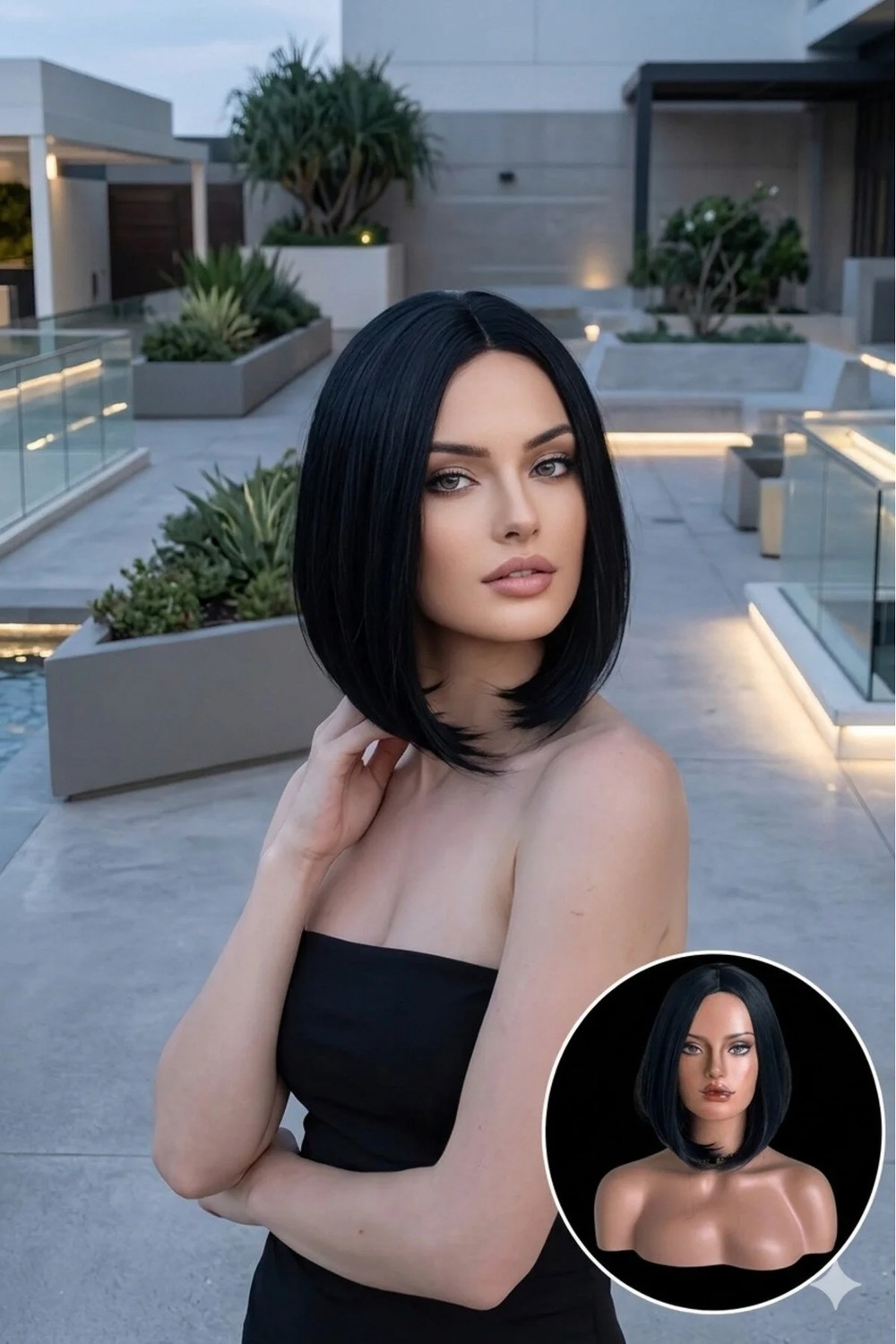Marsilyan Vip Kısa Küt Peruk