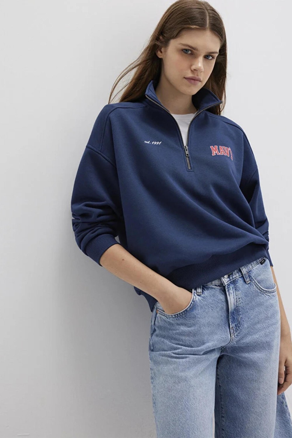 Mavi M1S10373-70488 Kadın Sweatshirt