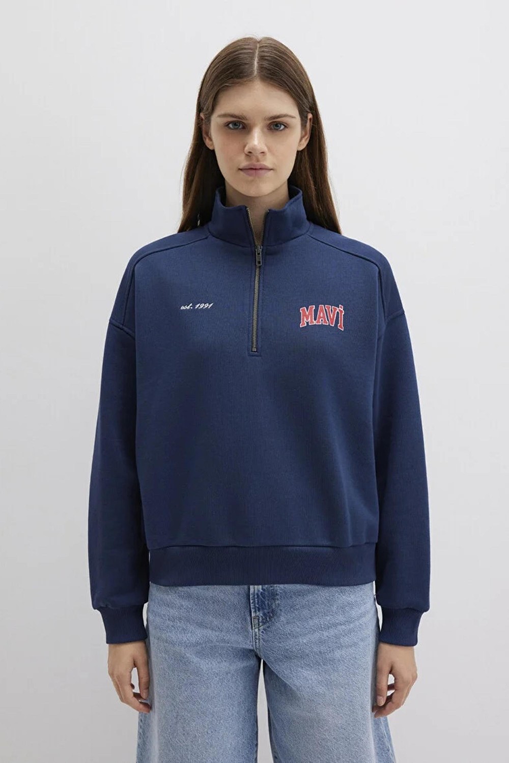Mavi M1S10373-70488 Kadın Sweatshirt görsel 3
