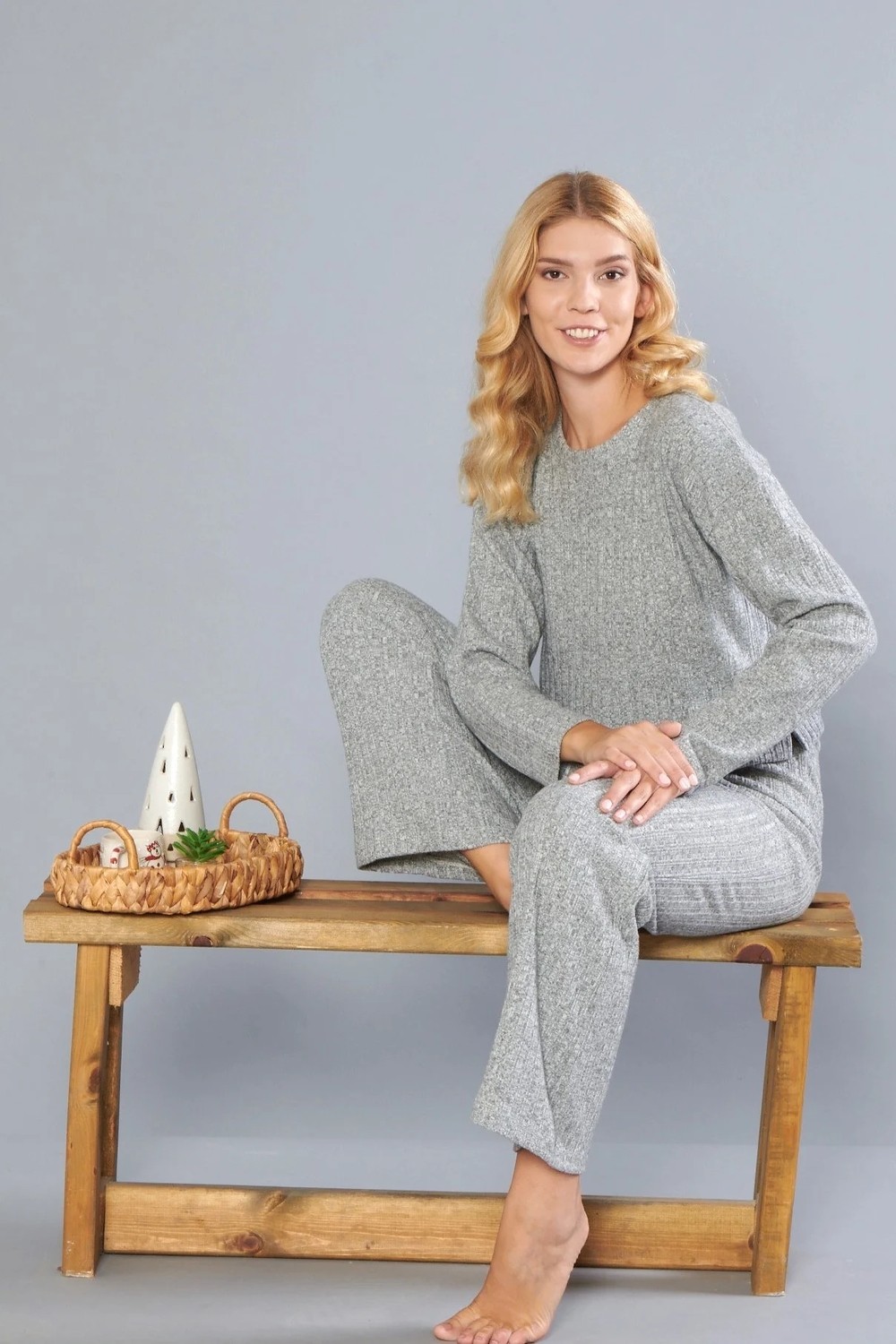 Dowry Uzun Kol Pijama Takımı 09-261