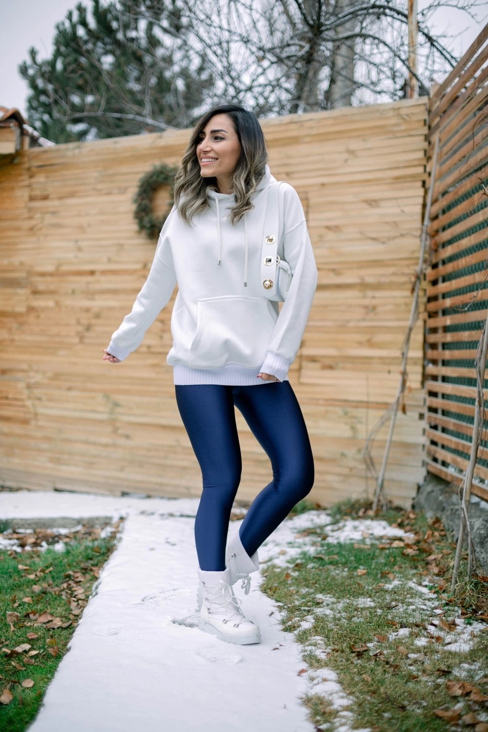 Amora Fancy Clothing Freshness 040 Yüksek Bel Toparlayıcı Deniz Tayt görsel 2
