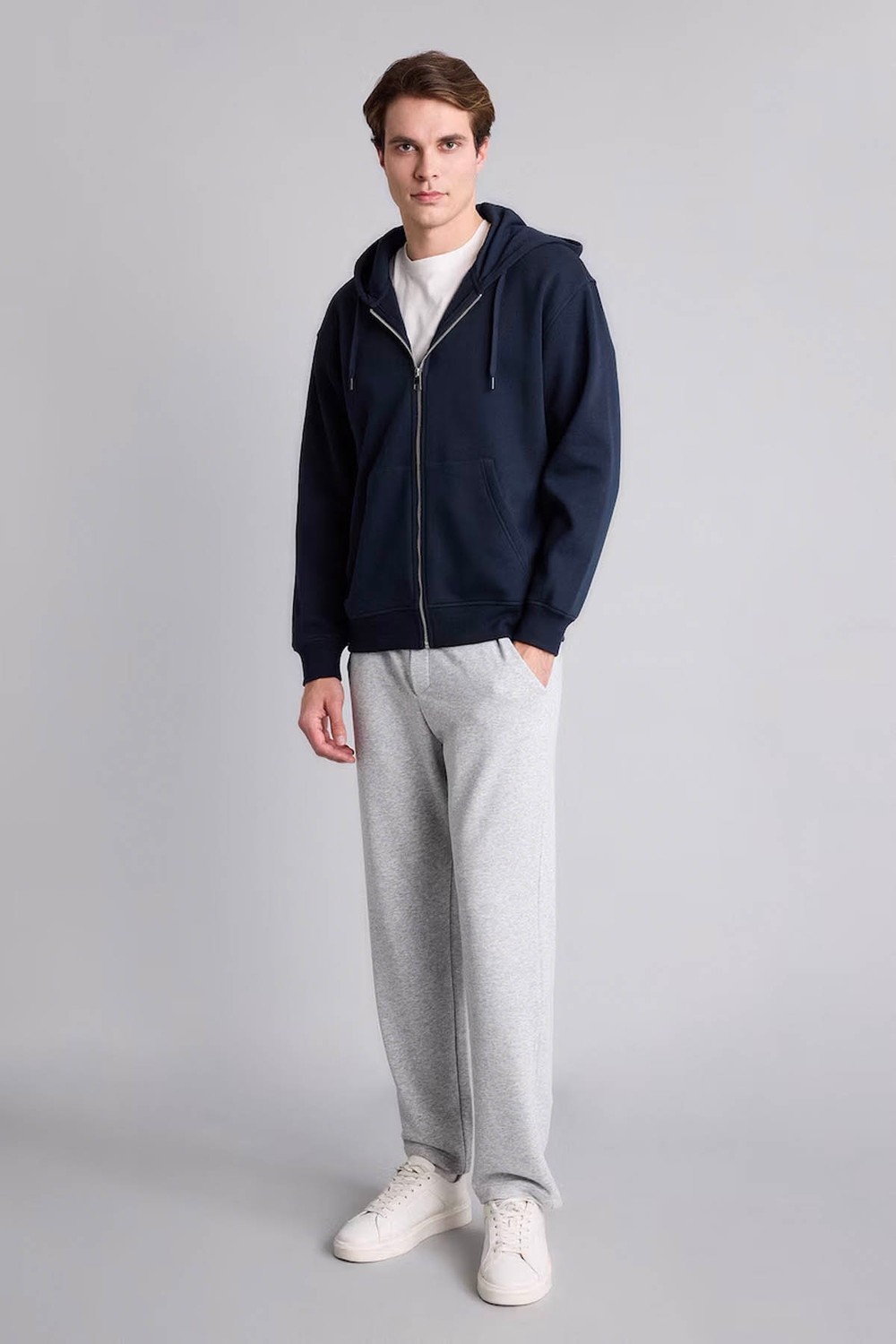 DeFacto Relax Fit Lacivert Erkek Hırka D7599AX/NV64 görsel 2