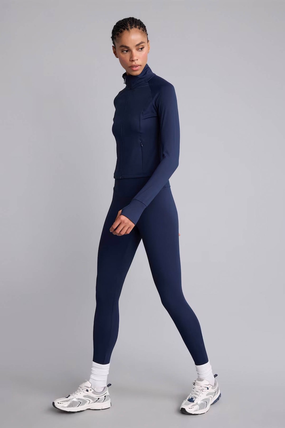 DeFacto Ultra Yumuşak Beli Saran Sporcu Indigo Kadın Tayt H5292AX/IN187