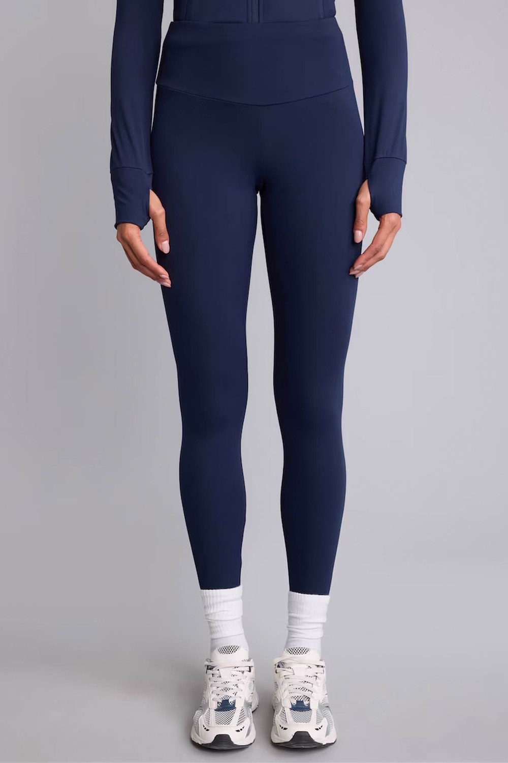 DeFacto Ultra Yumuşak Beli Saran Sporcu Indigo Kadın Tayt H5292AX/IN187 görsel 4