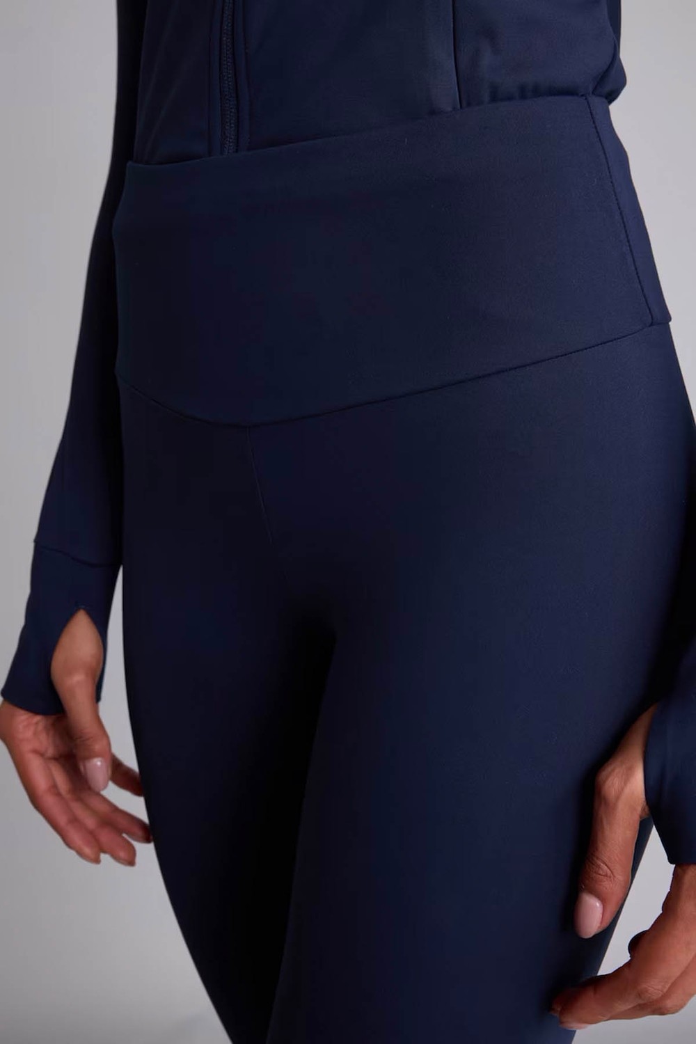 DeFacto Ultra Yumuşak Beli Saran Sporcu Indigo Kadın Tayt H5292AX/IN187 görsel 5