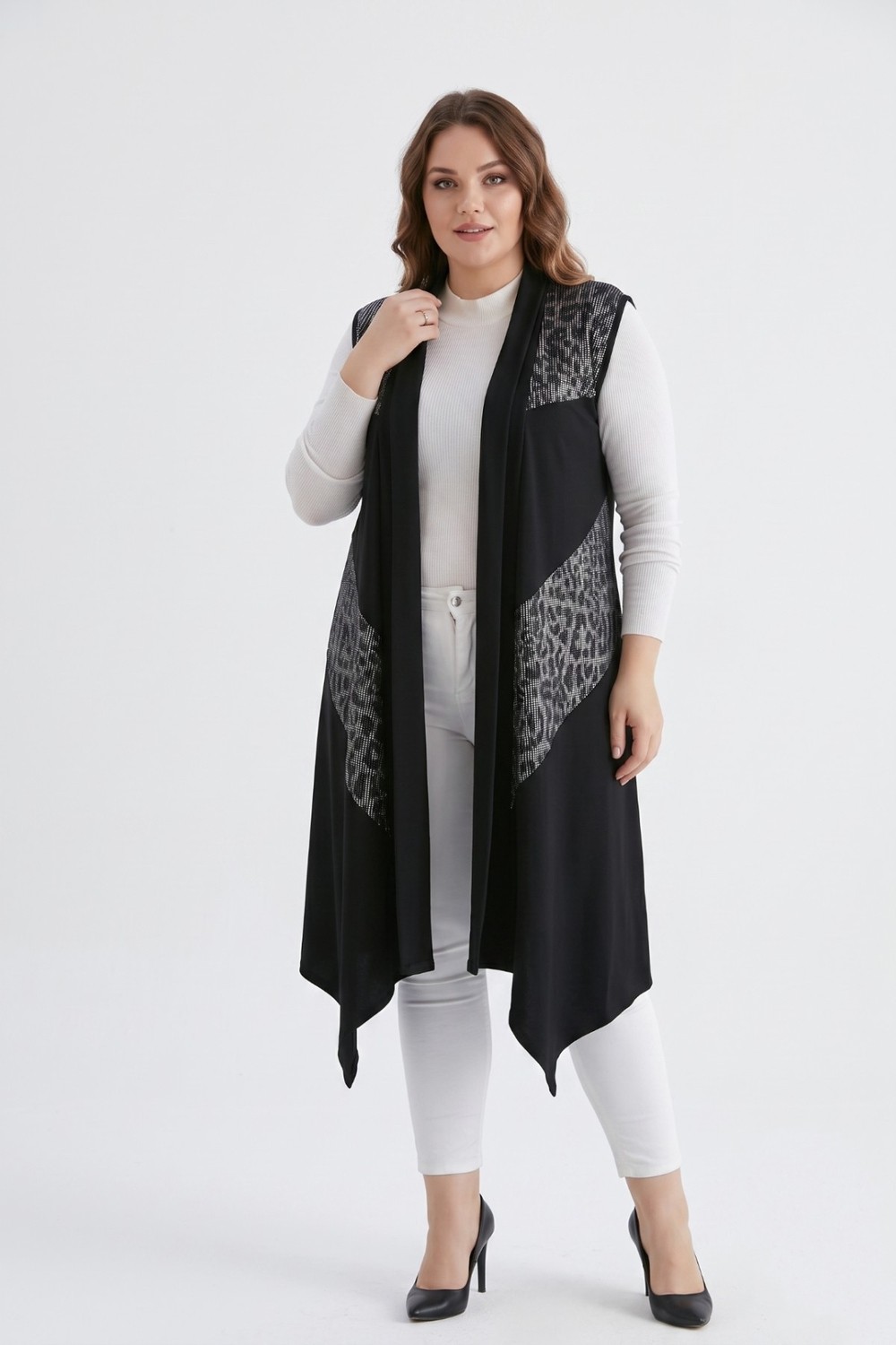 Wearon Kadın Düğmesiz Modelli Yelek 54148 BGL-ST05660