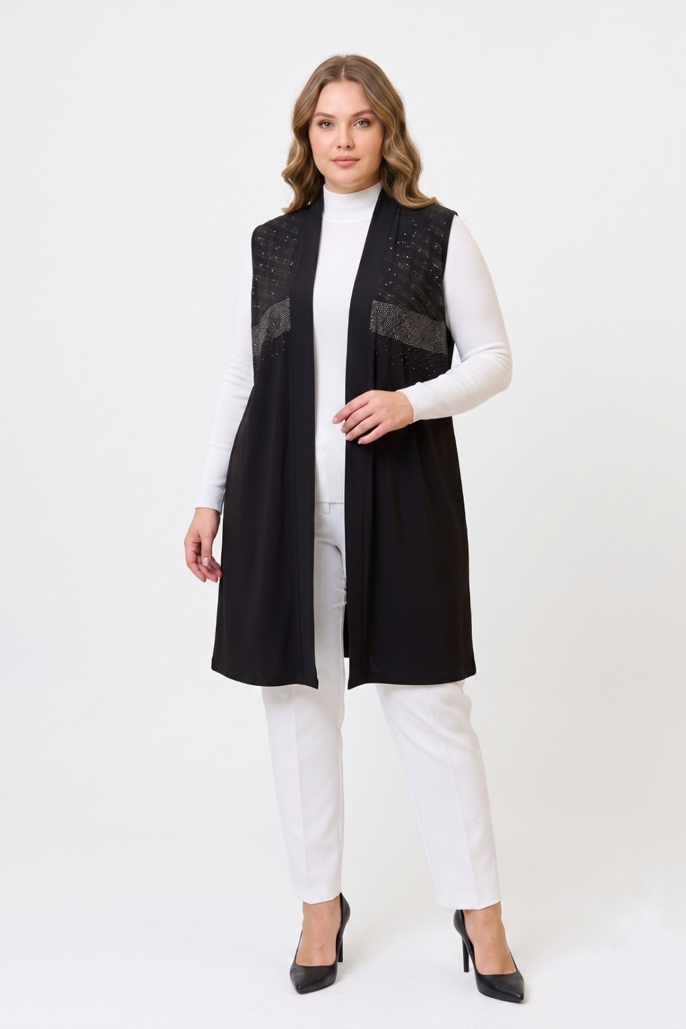 Wearon Kadın Düğmesiz Modelli Yelek 54297 BGL-ST05661
