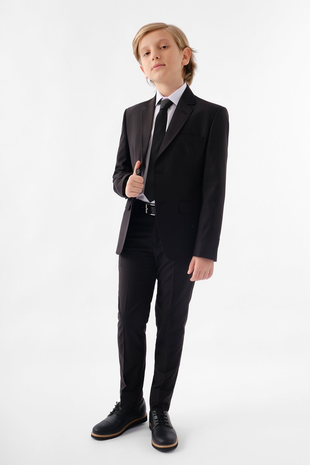 Doctor Junior Siyah Erkek Çocuk Takım Elbise T03 görsel 8