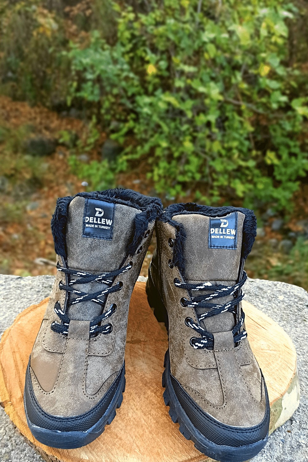 TeknoKapsül Erkek Outdoor Bot Yünlü Kahve Siyah Renk - Renkli / 42 görsel 5