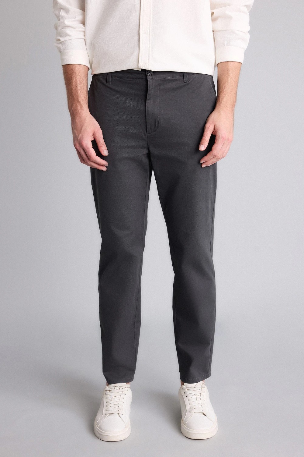 DeFacto Regular Fit Normal Bel Akışkan Kumaş Yan Cepli Pantolon H4809AX26AU görsel 3