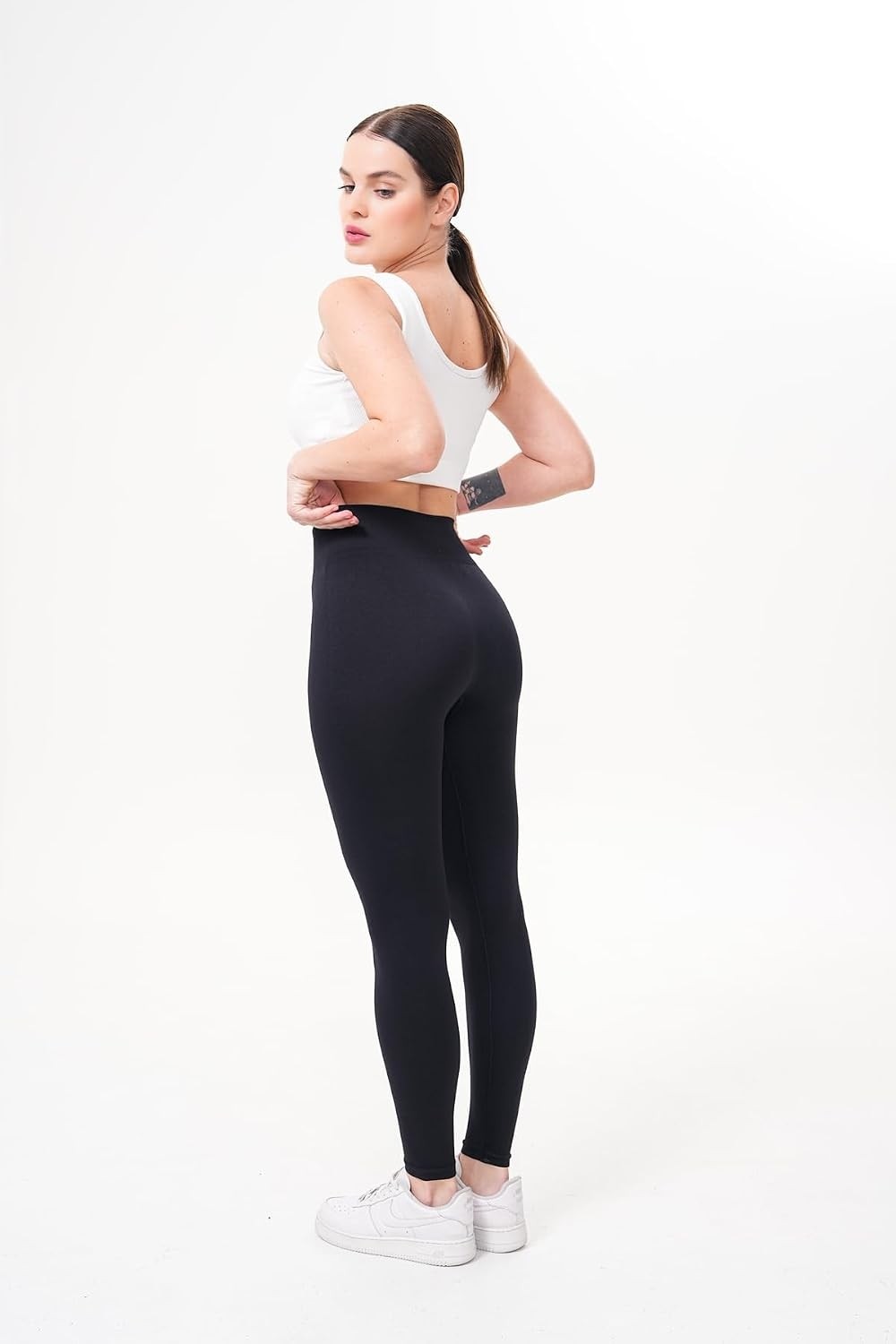 Alnus Model Seamless Tayt Siyah, Er-02-Lasina-Tayt görsel 4