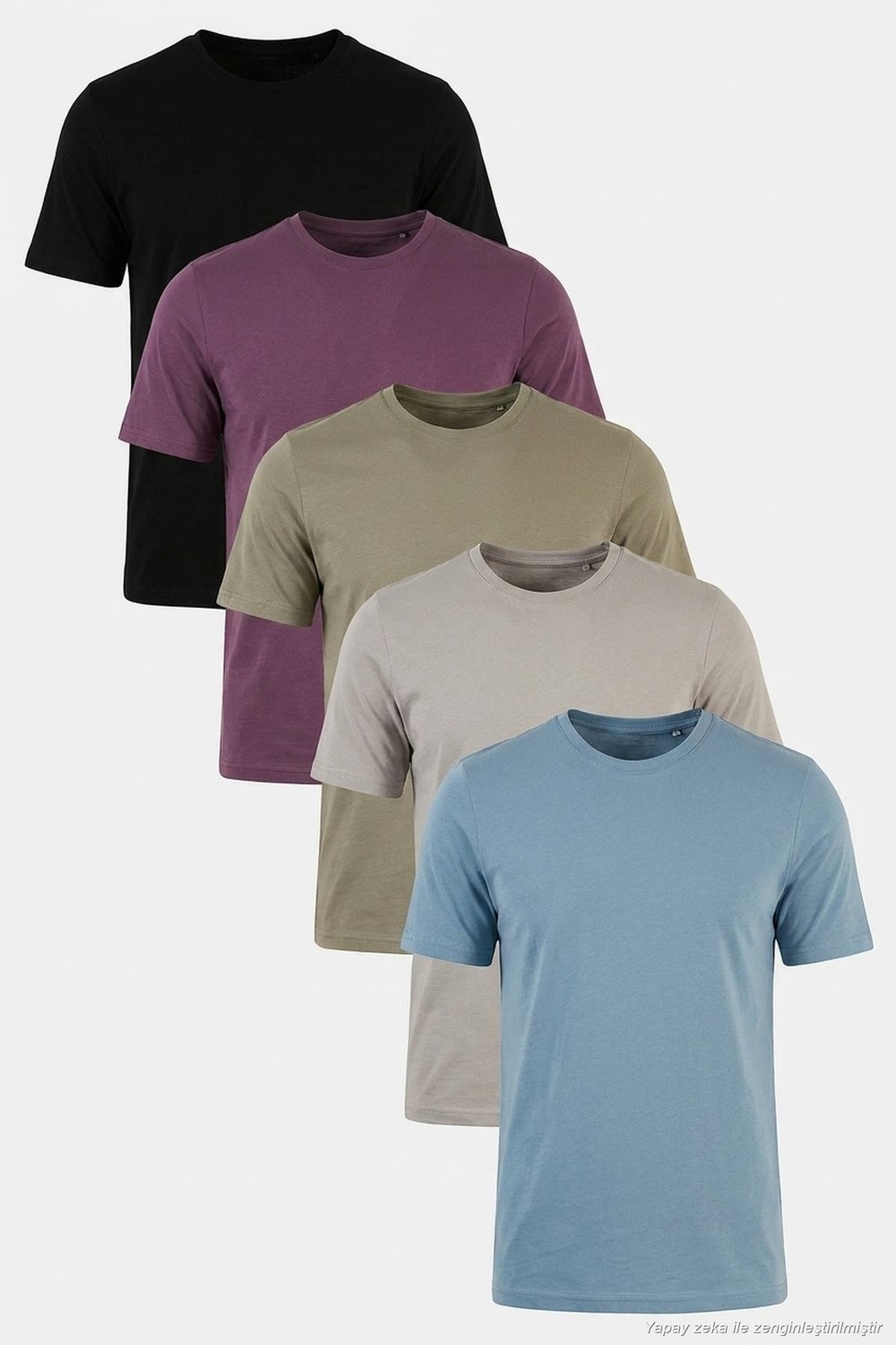 Buratti Pamuklu Regular Fit Bisiklet Yaka 5'li Paket T Shirt Erkek T Shirt 59020204S5