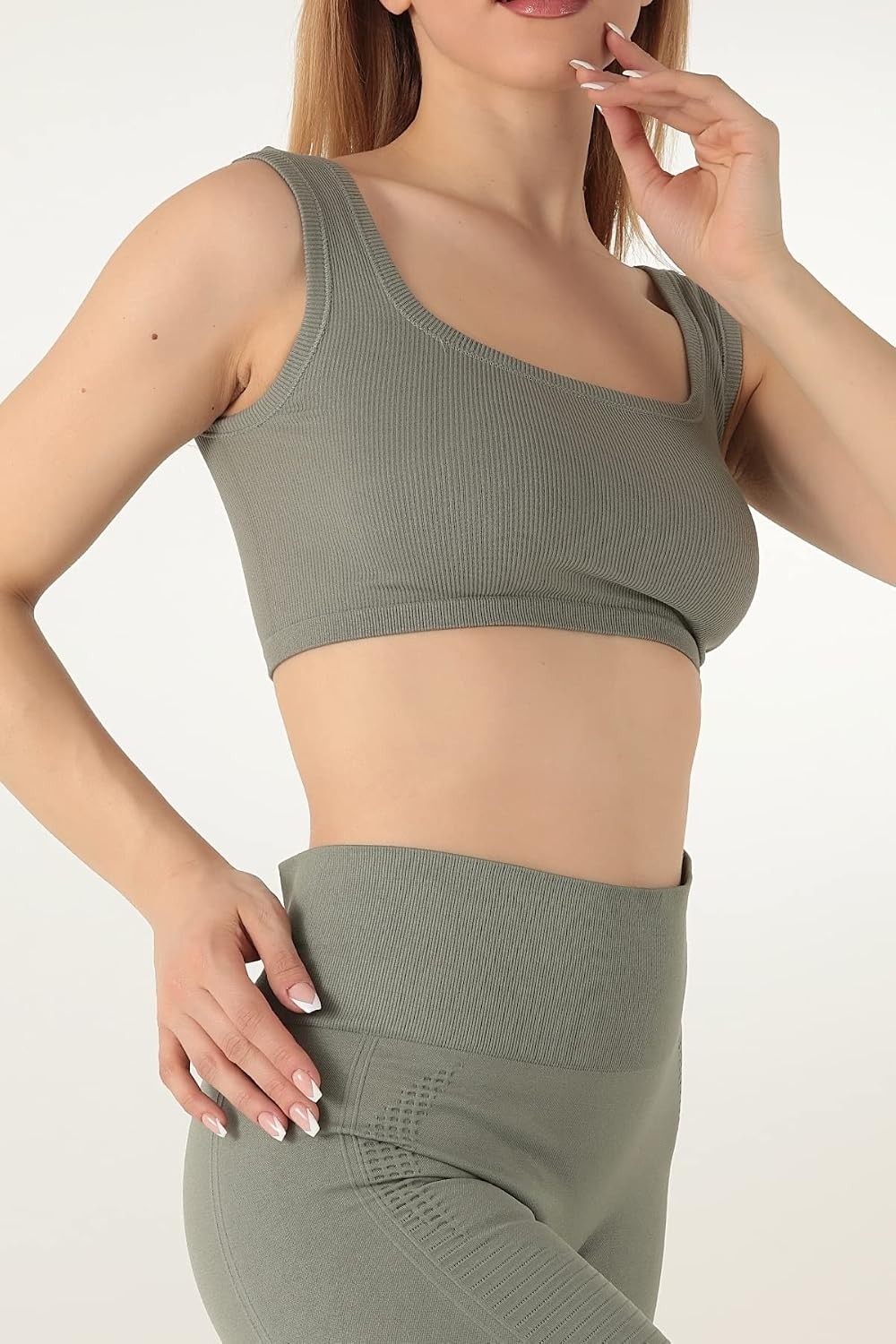 Seamless Fitilli Spor Sütyeni görsel 5