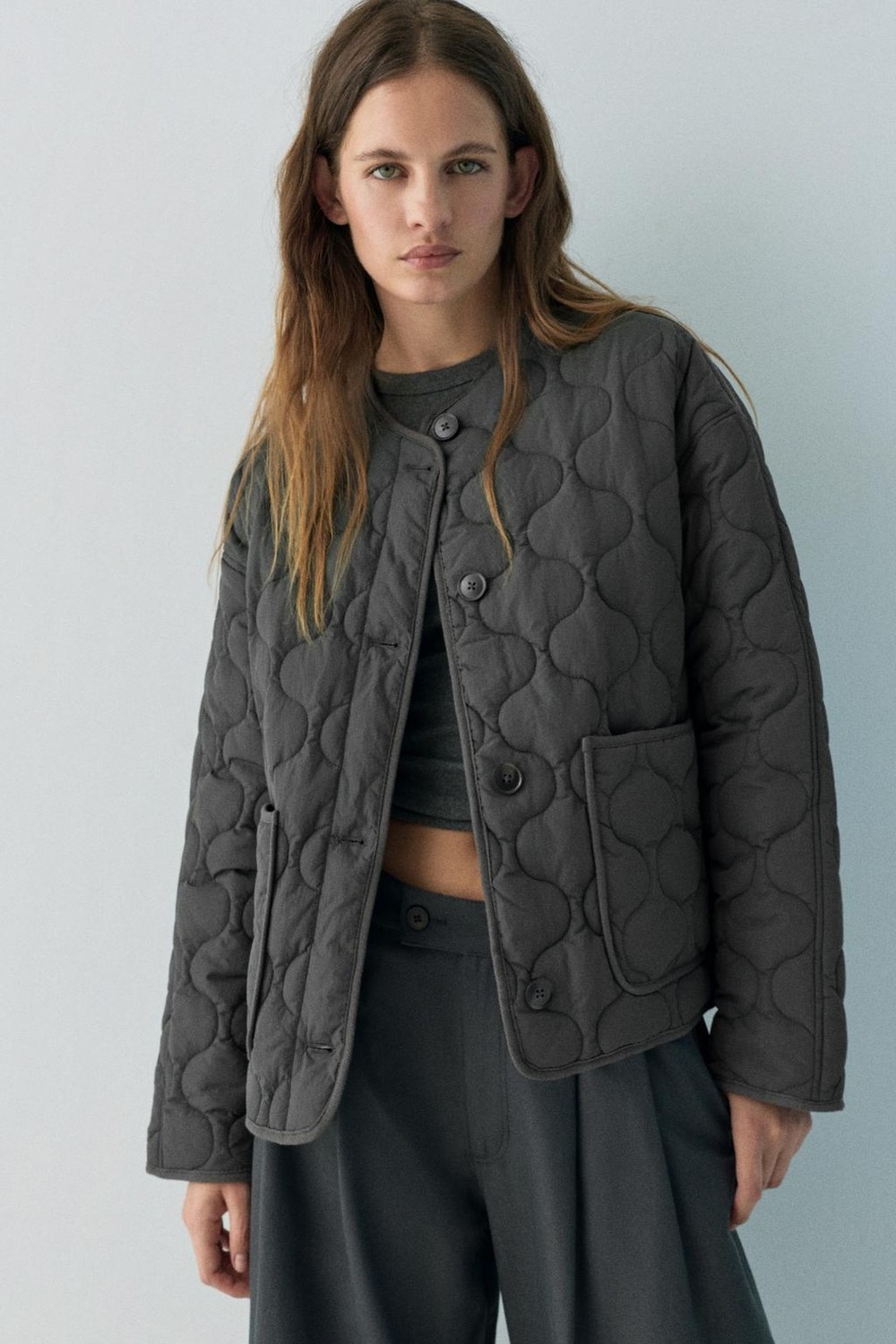Allbucks Pull & Bear, Kapitone Hafif Şişme Mont ABPNB00028