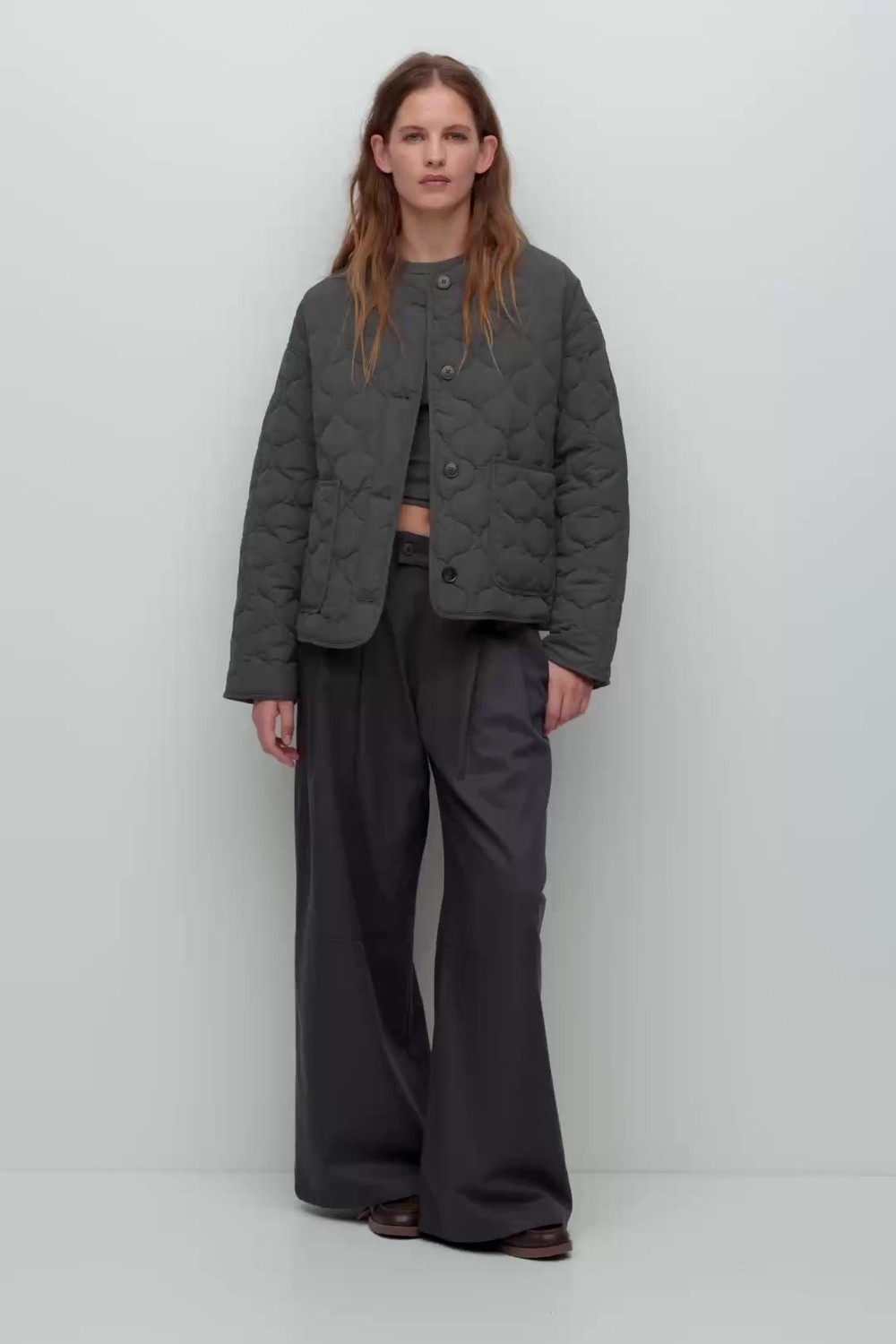 Allbucks Pull & Bear, Kapitone Hafif Şişme Mont ABPNB00028 görsel 4