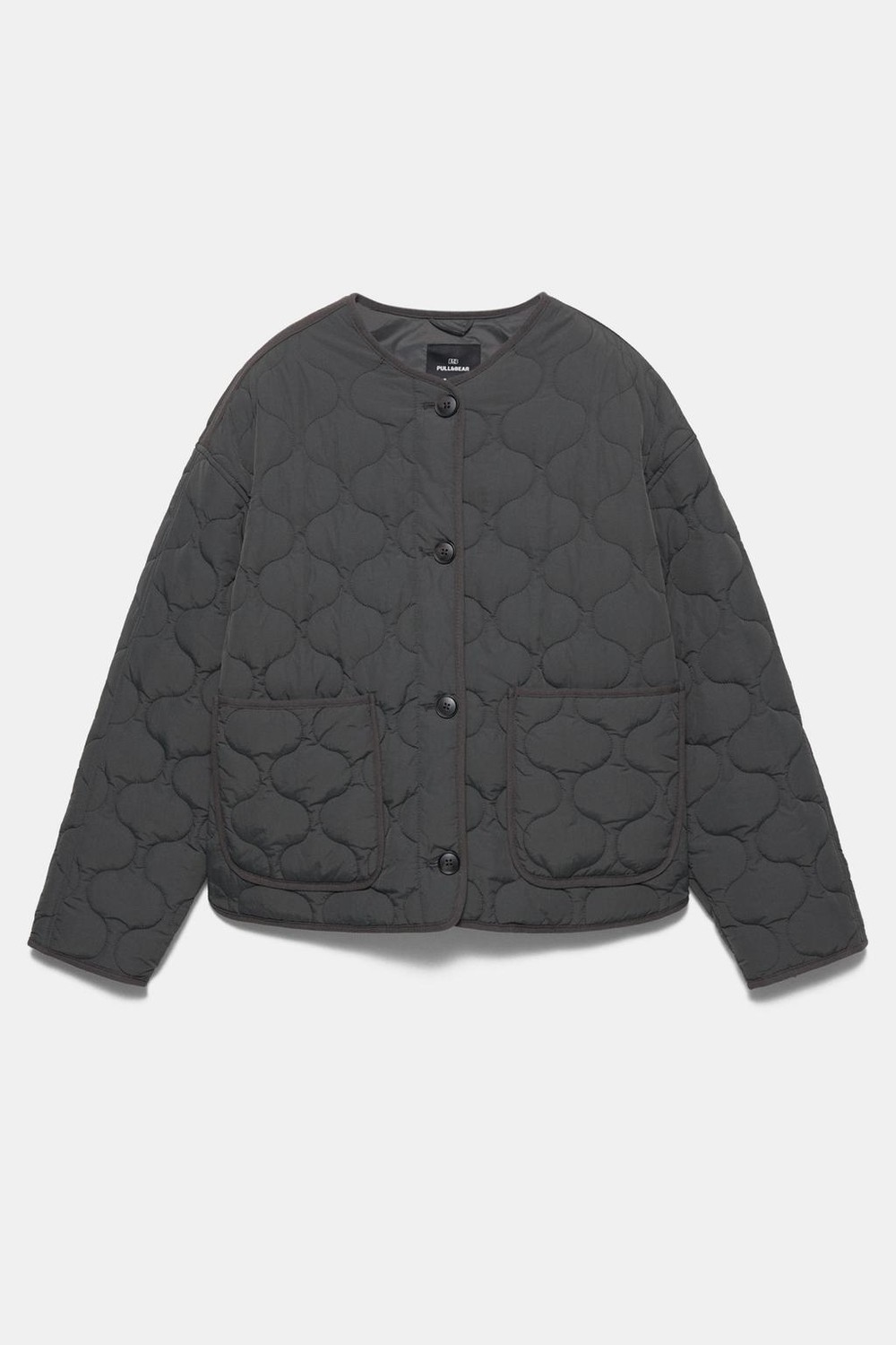 Allbucks Pull & Bear, Kapitone Hafif Şişme Mont ABPNB00028 görsel 5