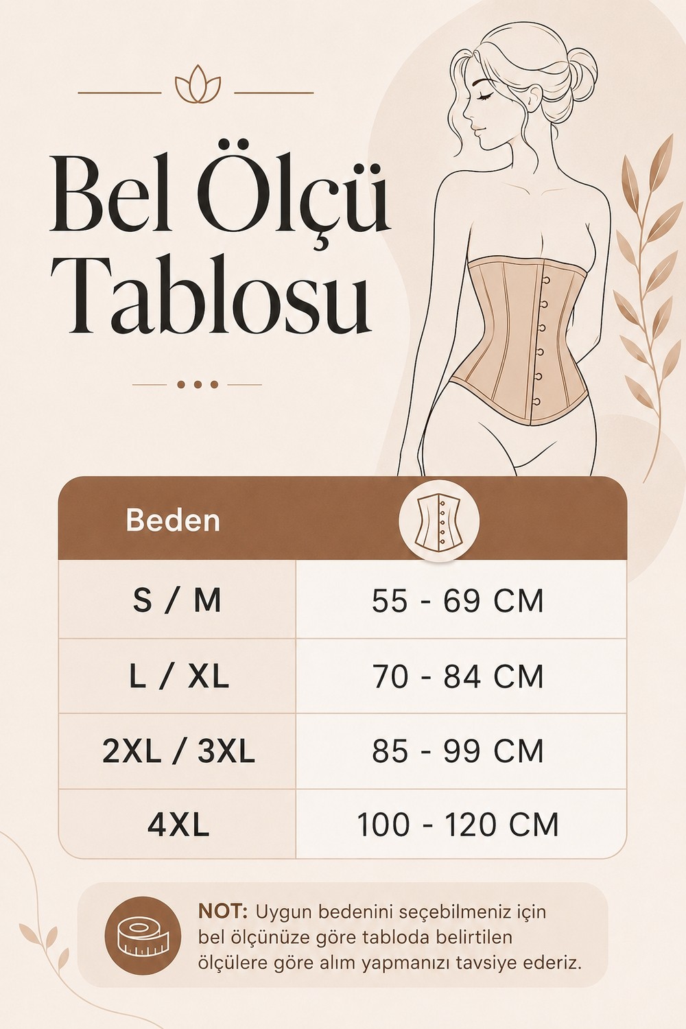 Nisanca Doğum Sonrası Lohusa Korse Bel Inceltici Sıkılaştırıcı Göbek Karın Toparlayıcı Sarkma Önleyici Balenli Korse görsel 8