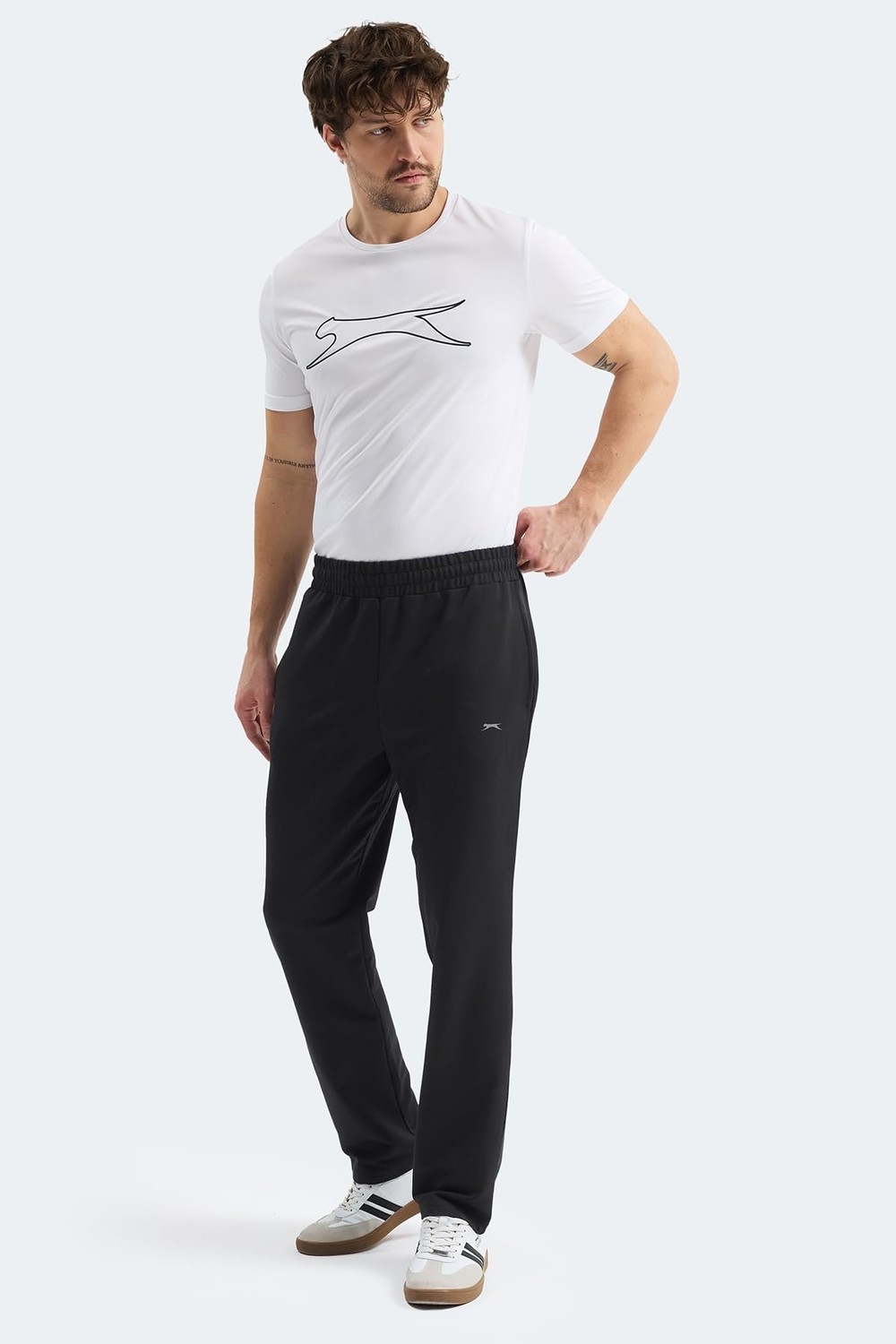Die Grup Slazenger Oteks Erkek Cepli Siyah Eşofman Altı görsel 2