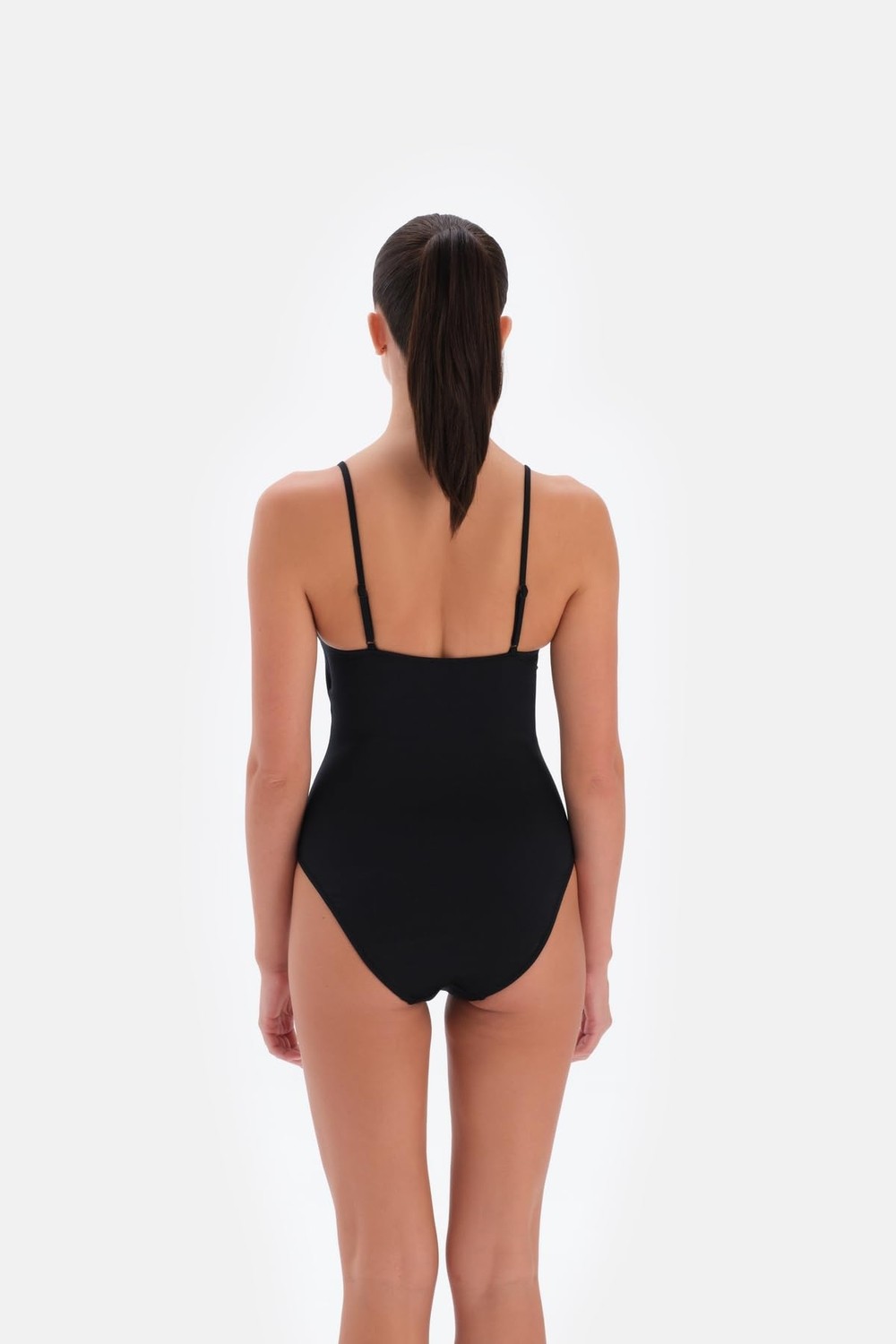 Die Grup Eros Kaplı Çıkarılabilir Askılı 24SW85115EGB Kadın Mayo, Siyah, 46 görsel 3
