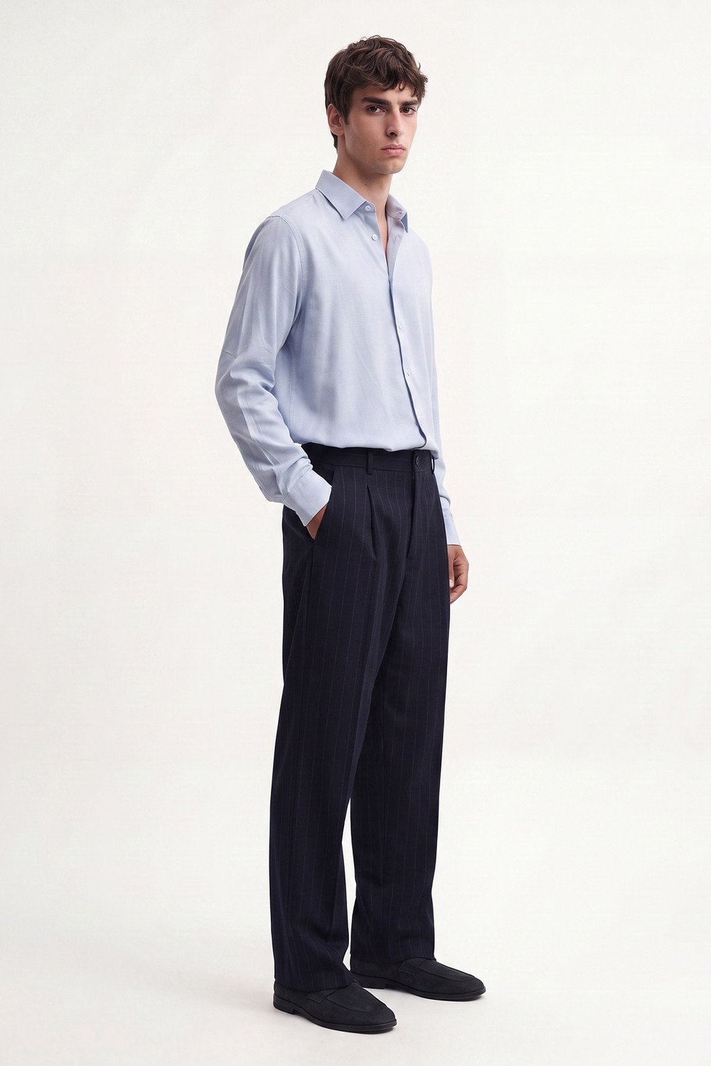Antioch Relaxed Fit Çizgili Erkek Takım Elbise görsel 8