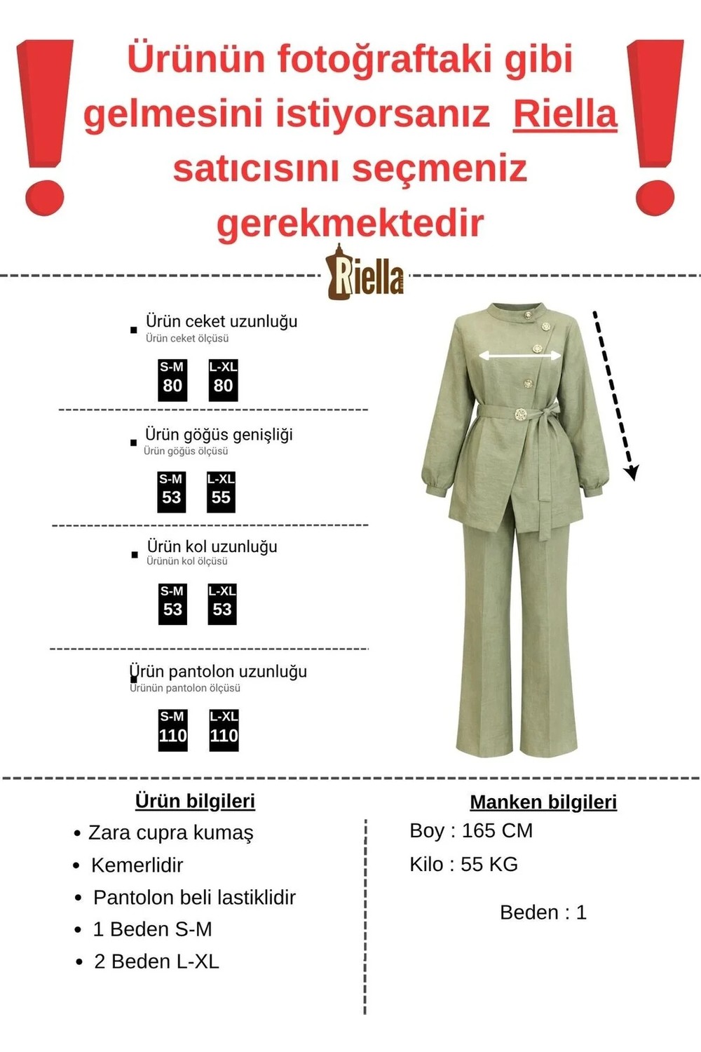 Riella Butik Oh Hyeon Tesettür Takım görsel 2