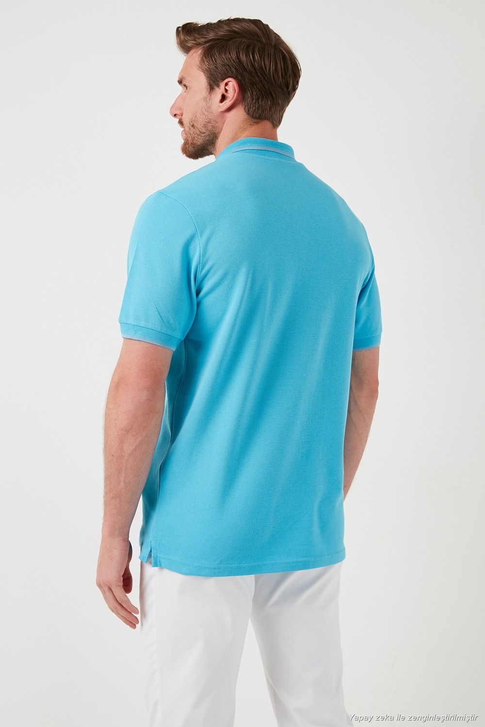 Buratti Pamuklu Regular Fit Düğmeli Polo Yaka 5'li Paket T Shirt Erkek T Shirt 590211827S5 görsel 6