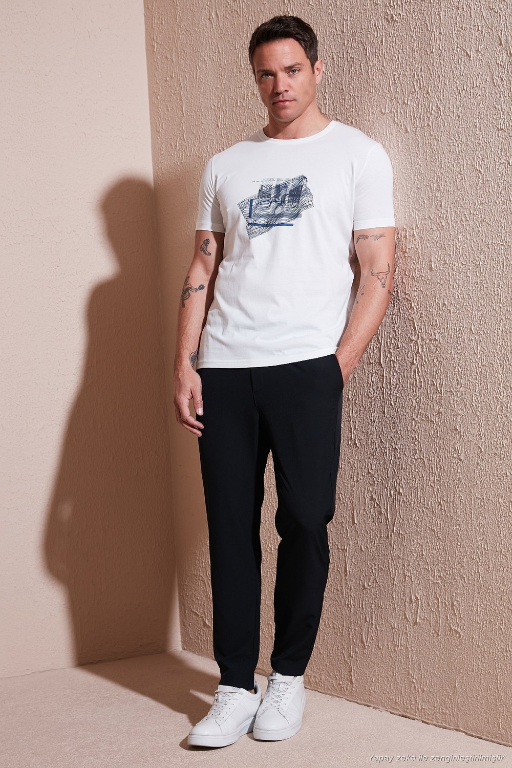 Buratti Streç Regular Fit Normal Bel Düz Paça Jogger Pantolon Erkek Pantolon CF25617801 görsel 2