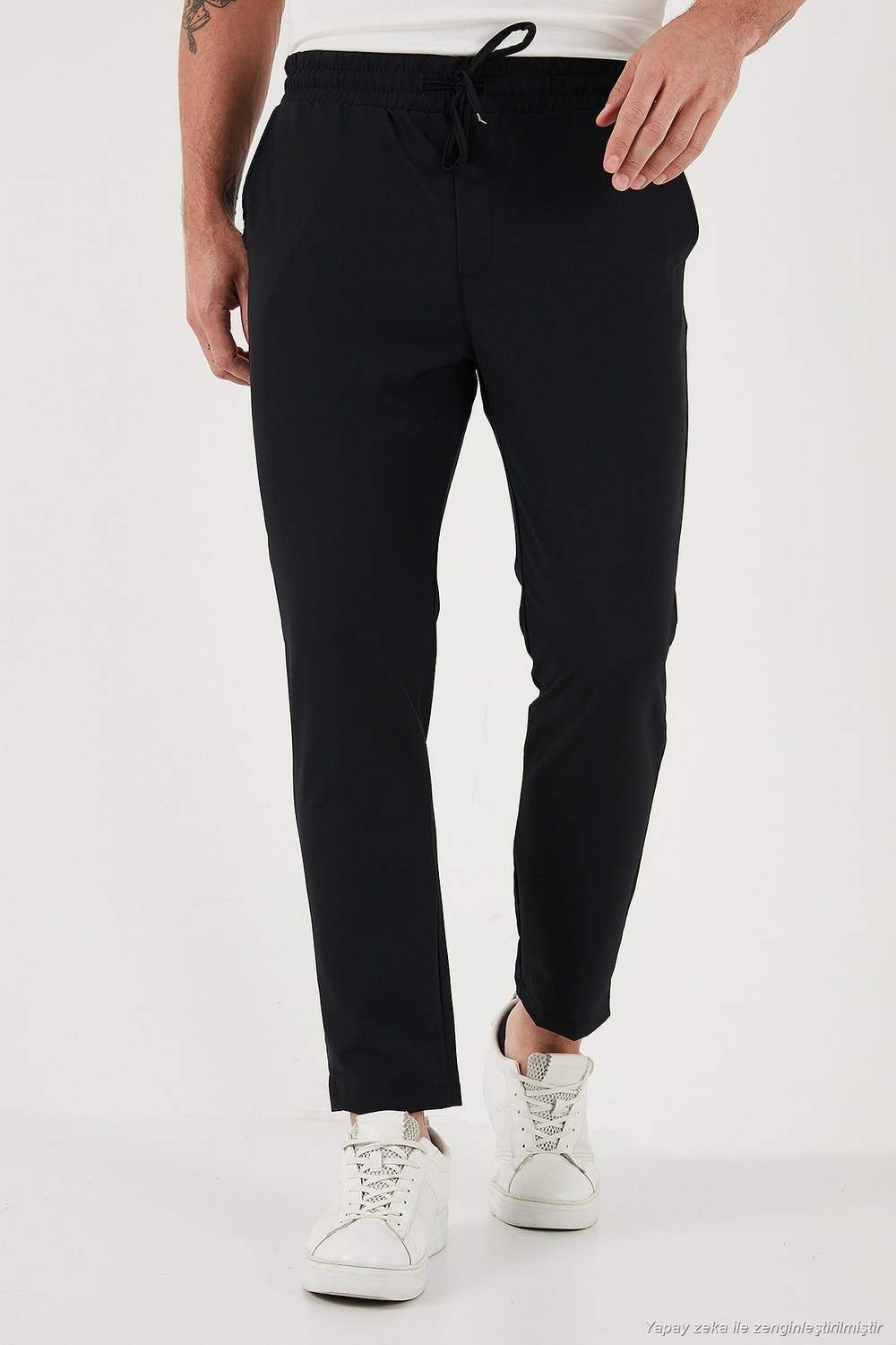 Buratti Streç Regular Fit Normal Bel Düz Paça Jogger Pantolon Erkek Pantolon CF25617801 görsel 3