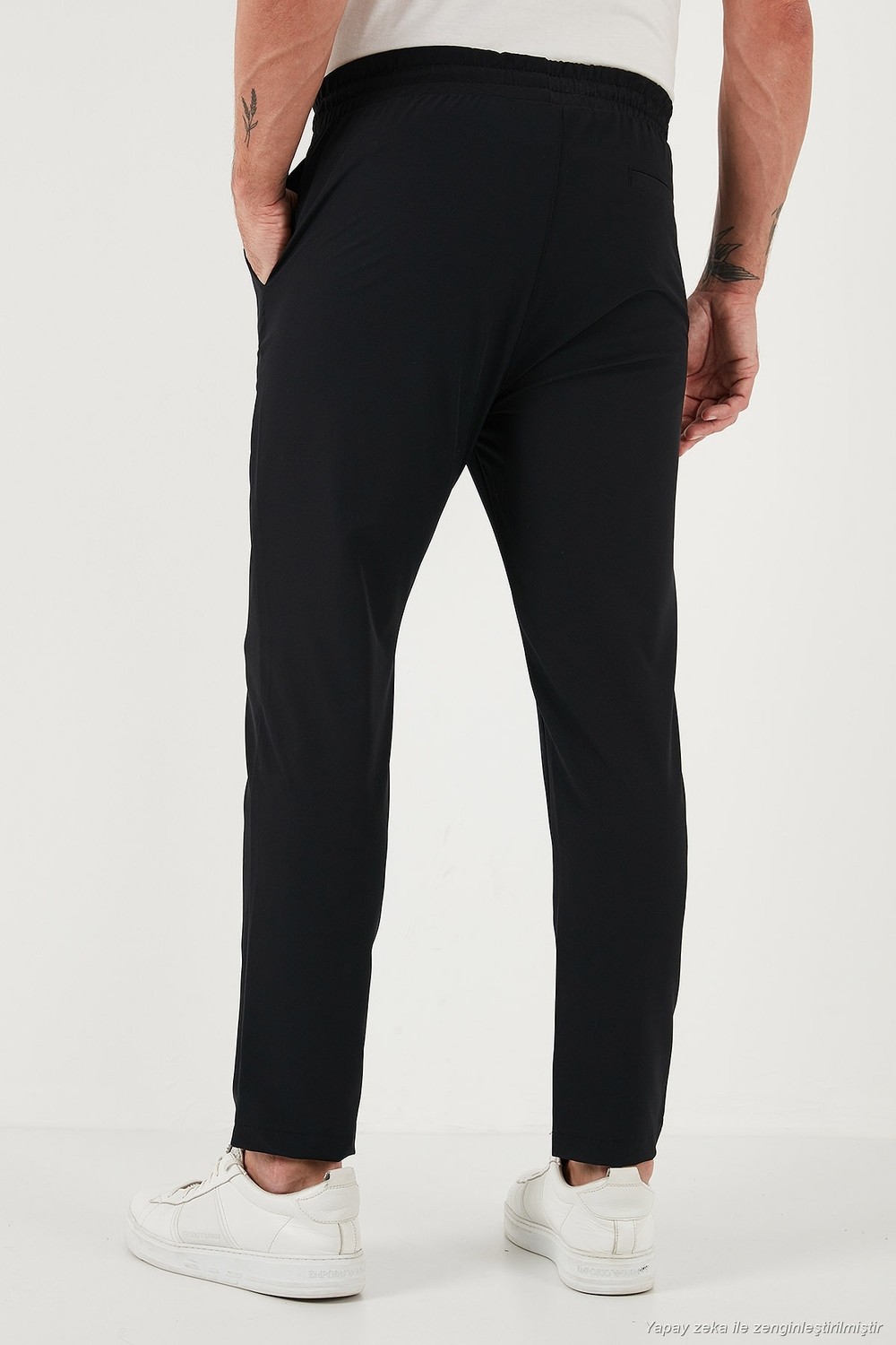 Buratti Streç Regular Fit Normal Bel Düz Paça Jogger Pantolon Erkek Pantolon CF25617801 görsel 7
