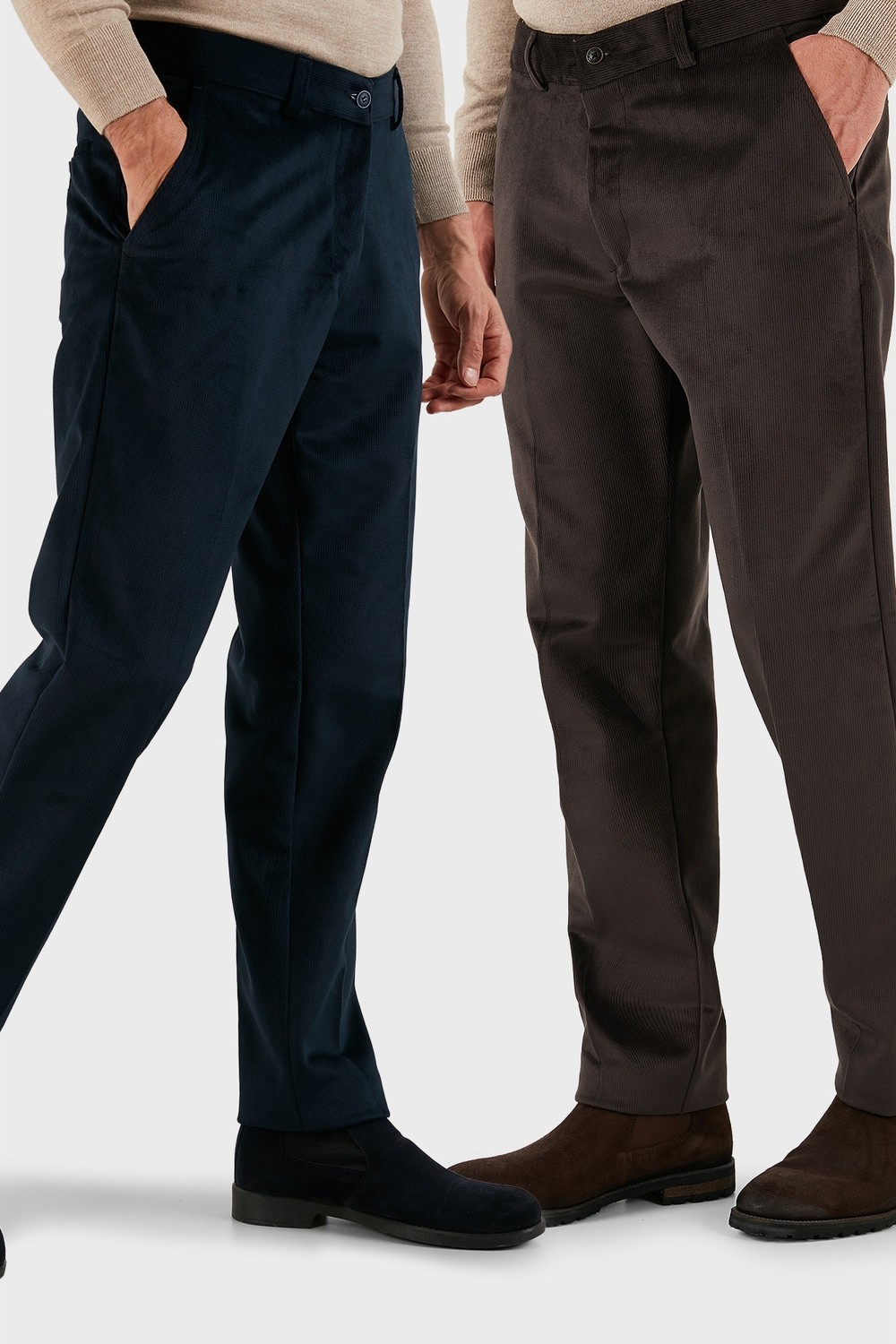 Buratti Normal Bel Regular Fit Düz Paça 2'li Paket Kadife Pantolon Erkek Kadife Pantolon 645MERLINS2 görsel 5