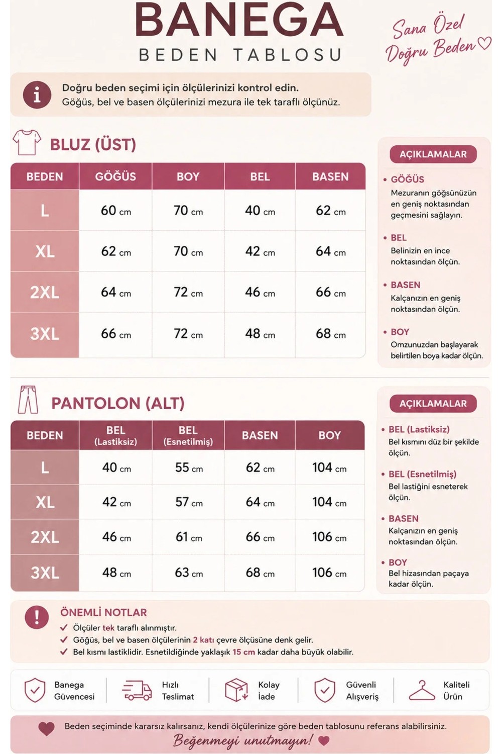 Banega Curve Kadın Büyük Beden Bol Paça Cepli Yüksek Bel Çımalı Modal Kumaş Siyah Pantolon Eşofman Altı görsel 2