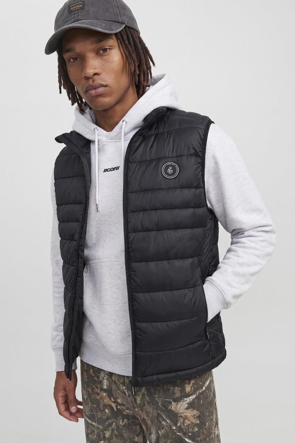 Jack & Jones Jjekıngsley Erkek Hafif Şişme Yelek Dik Yaka Günlük Rahat görsel 4
