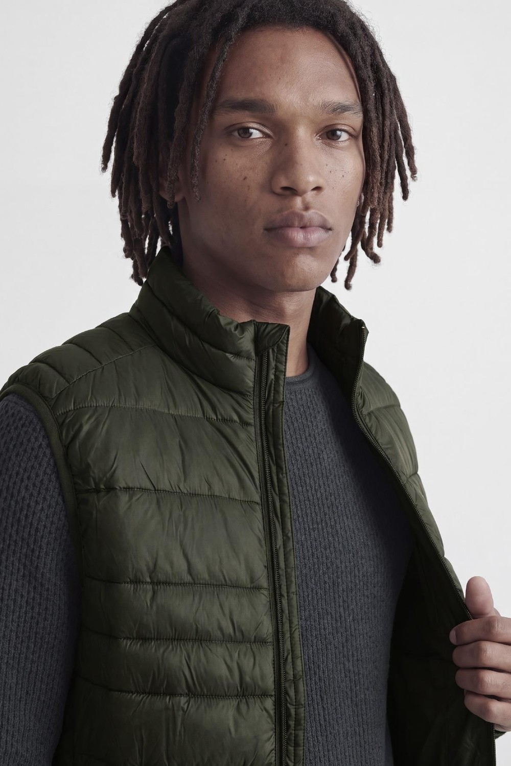 Jack & Jones Jjekıngsley Erkek Hafif Şişme Yelek Dik Yaka Günlük Rahat görsel 8