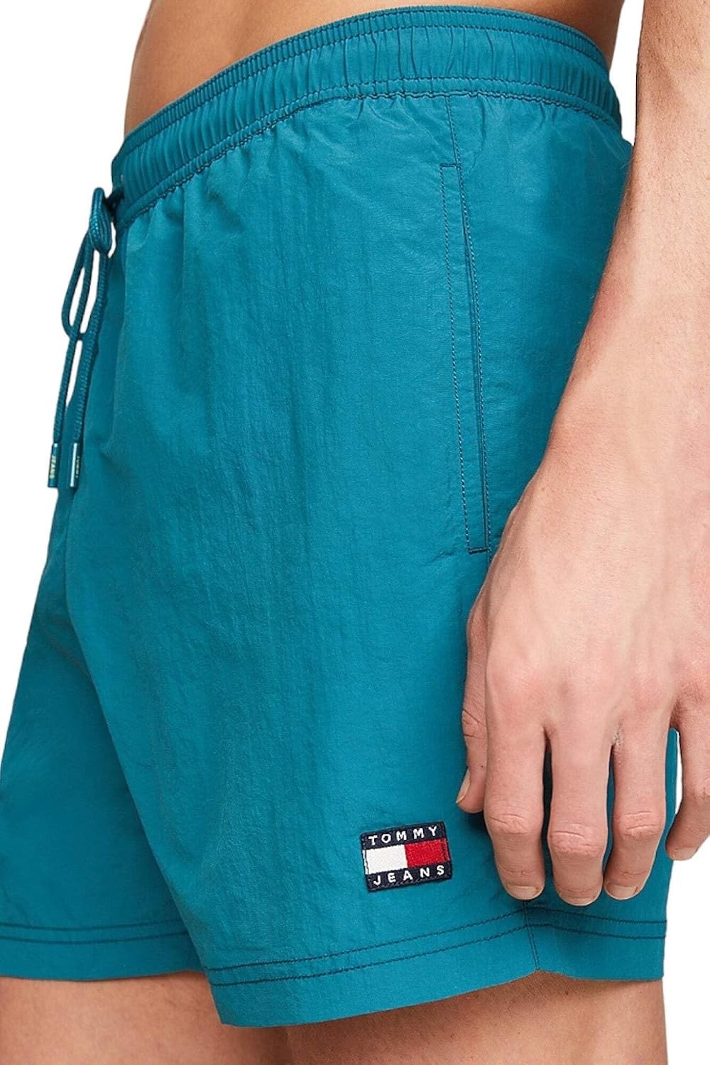 Happy Trend Tommy Hilfiger Sf Md Crinkle Nylon Erkek Mayo görsel 3