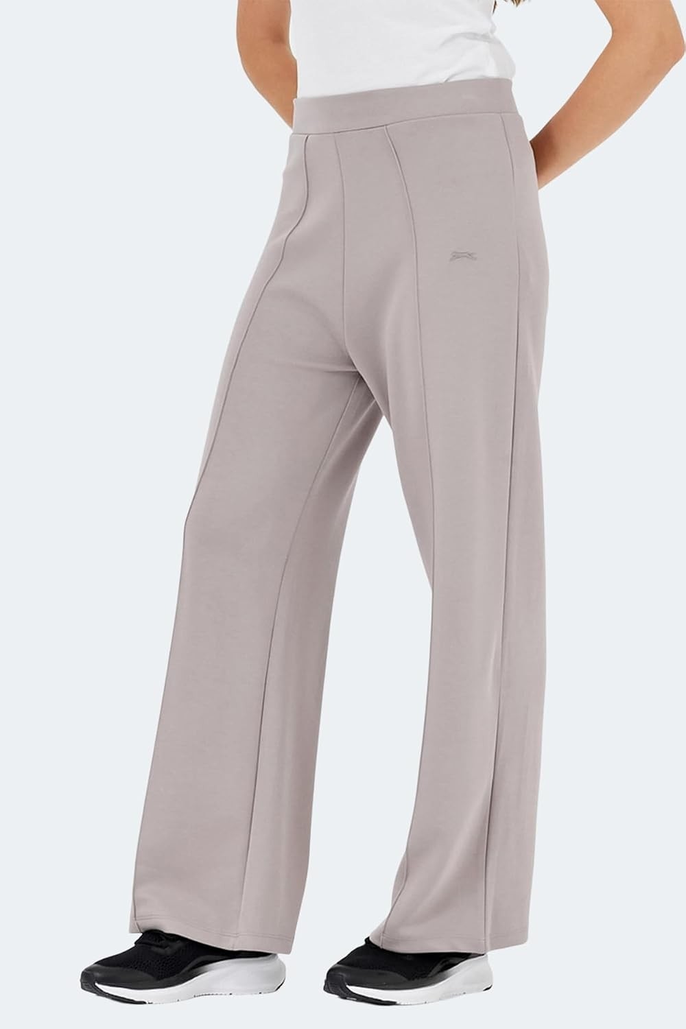 Slazenger Valentıno 2 Li Set Kadın Bol Paça Eşofman Altı görsel 2