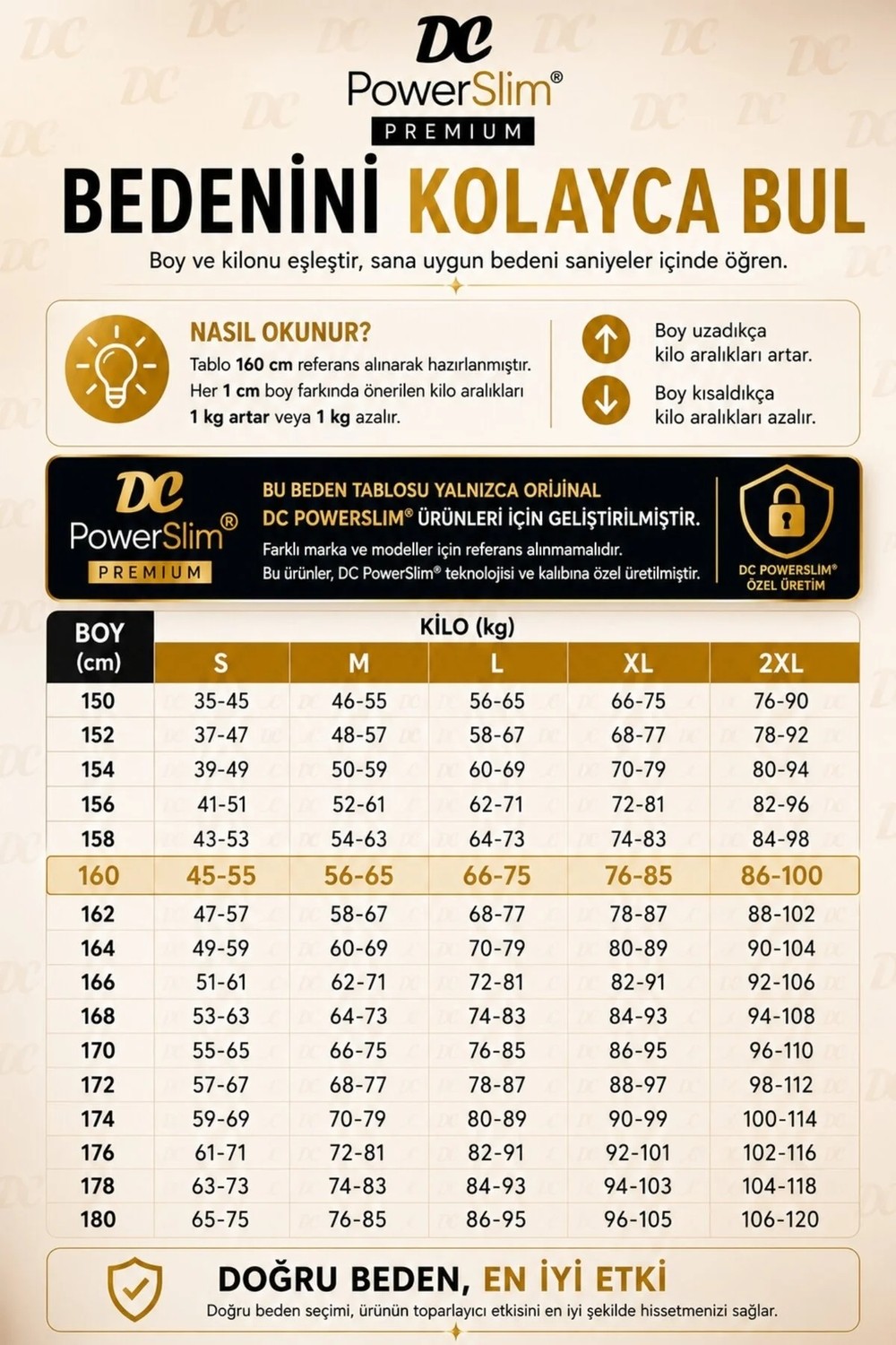 DC Powerslim® Premium Boydan Korse Dikişsiz Tam Boy Toparlayıcı Vücut Şekillendirici görsel 7