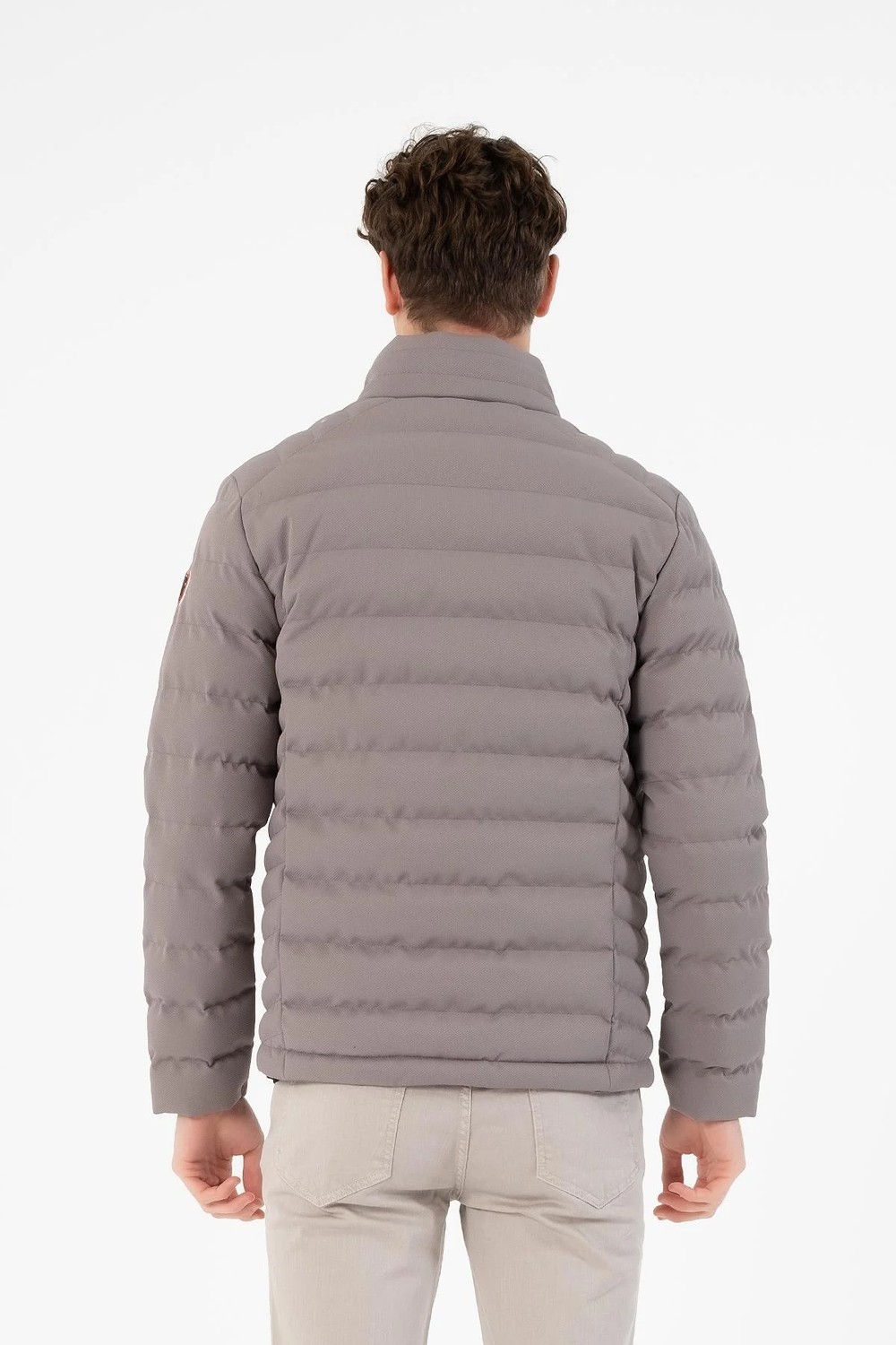 gmg firenze Fermuarlı Slim Fit Şişme Erkek Mont görsel 6