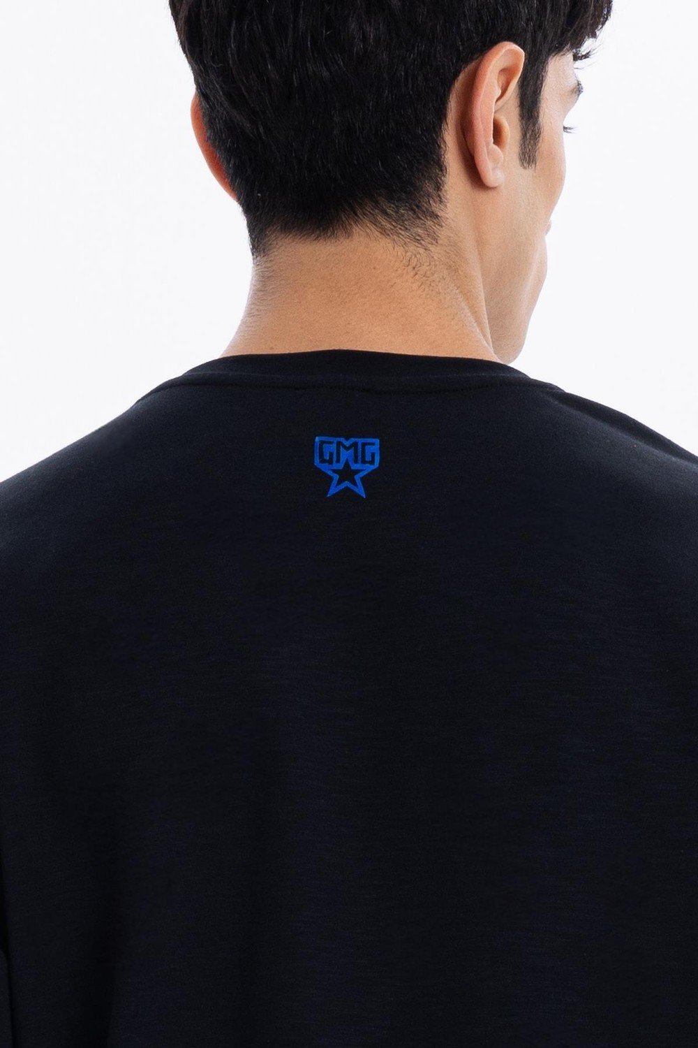 gmg firenze Bisiklet Yaka Önü Gmg Baskılı Erkek Sweatshirt görsel 3