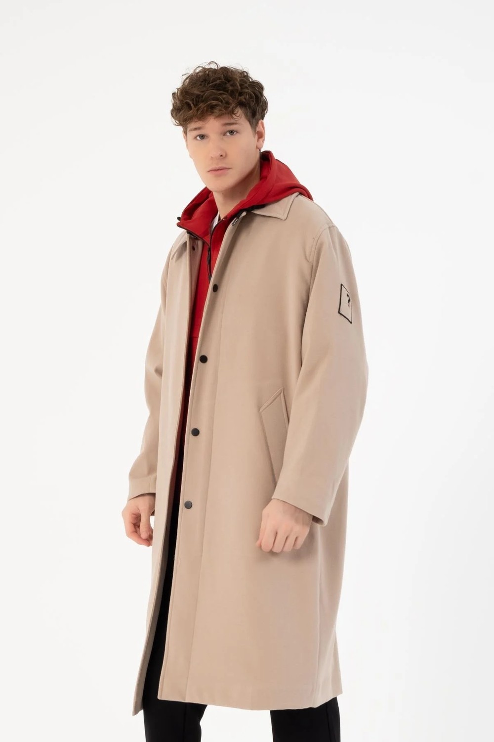 gmg firenze Oversize Erkek Palto Kaban görsel 2