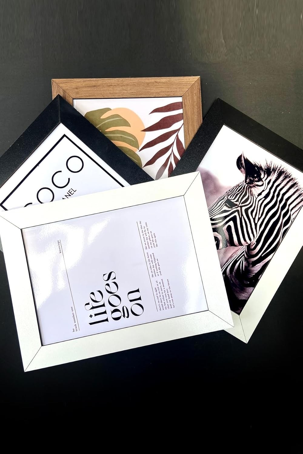 OEM Yhfoto 9 Adet A4 Siyah Mdf 21X30 & Sertifika Siyah 21 x 30 görsel 4