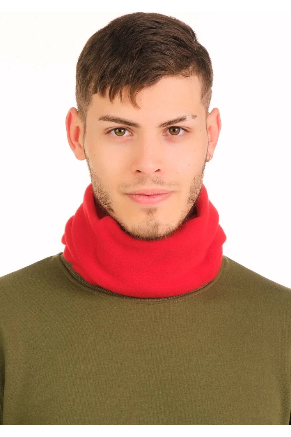 Ritagarcia Erkek Polar Boyunluk Bere 2'si 1 Arada Ipli Ayarlanabilir Çok Amaçlı Kışlık Boyunluk Bere görsel 7